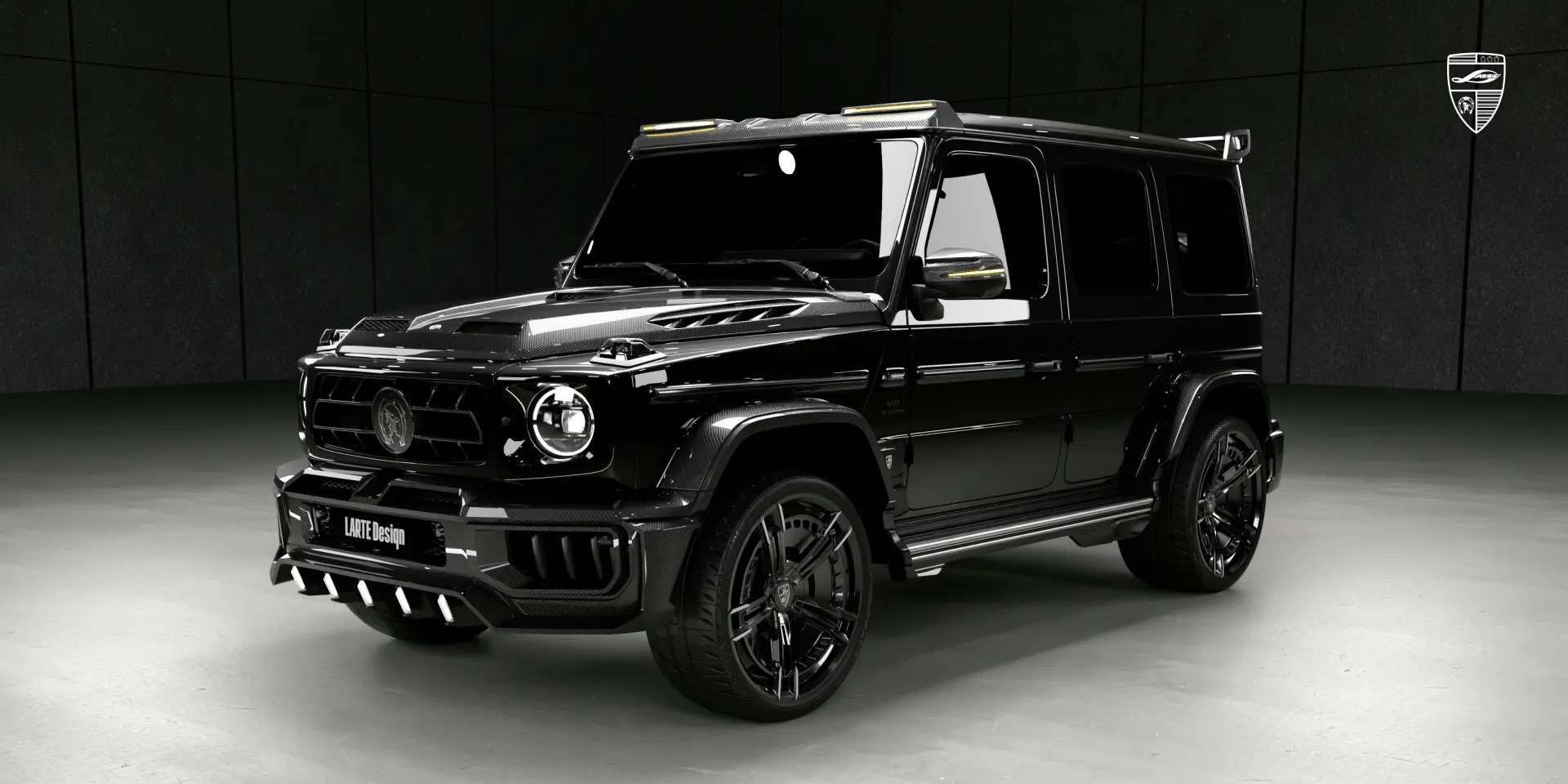 W463A AMG G 63 with widebody upgrade, full exterior shot