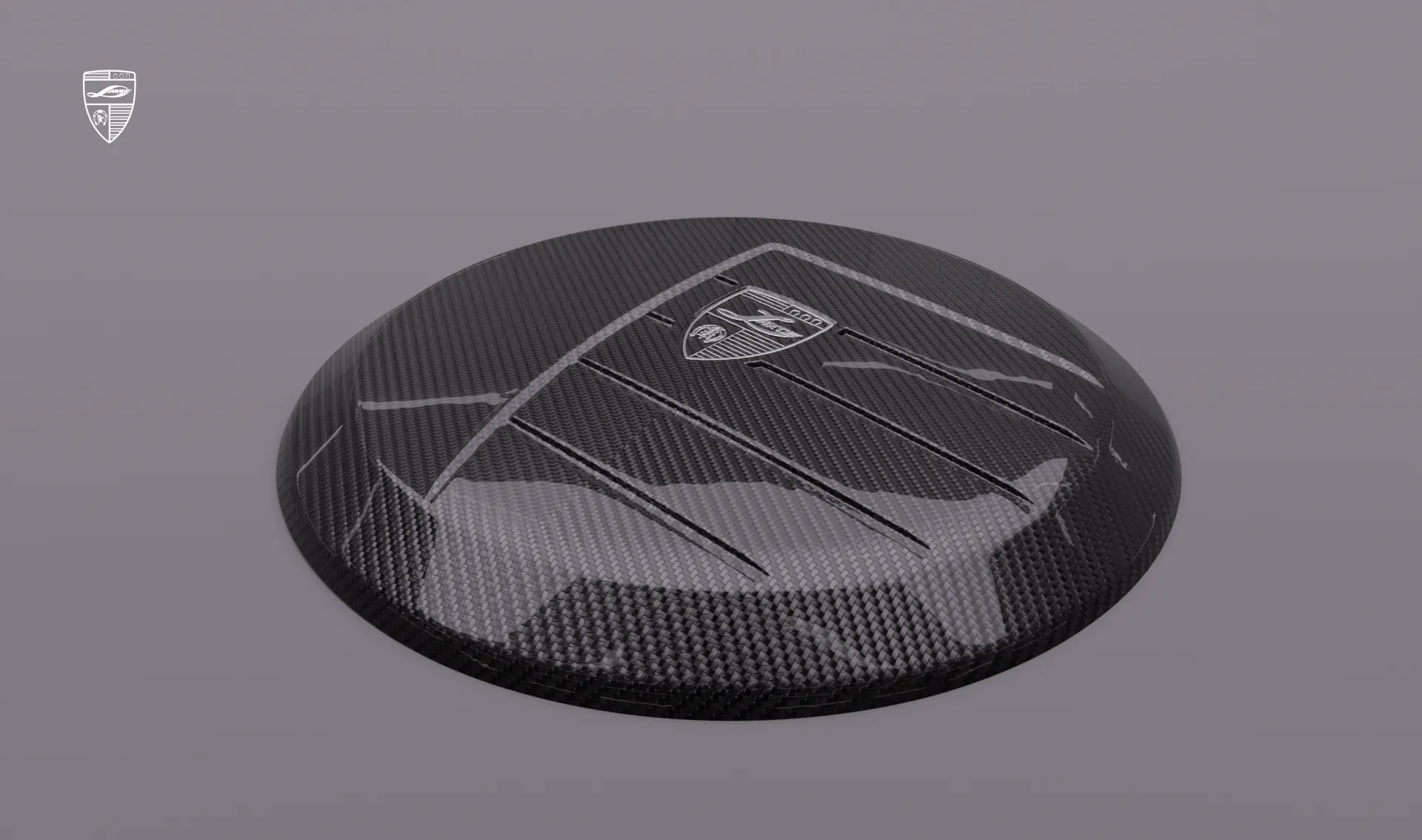 Carbon spare wheel cover upgrade for the luxury car Mercedes AMG 63 G-Class Facelift from LARTE Design