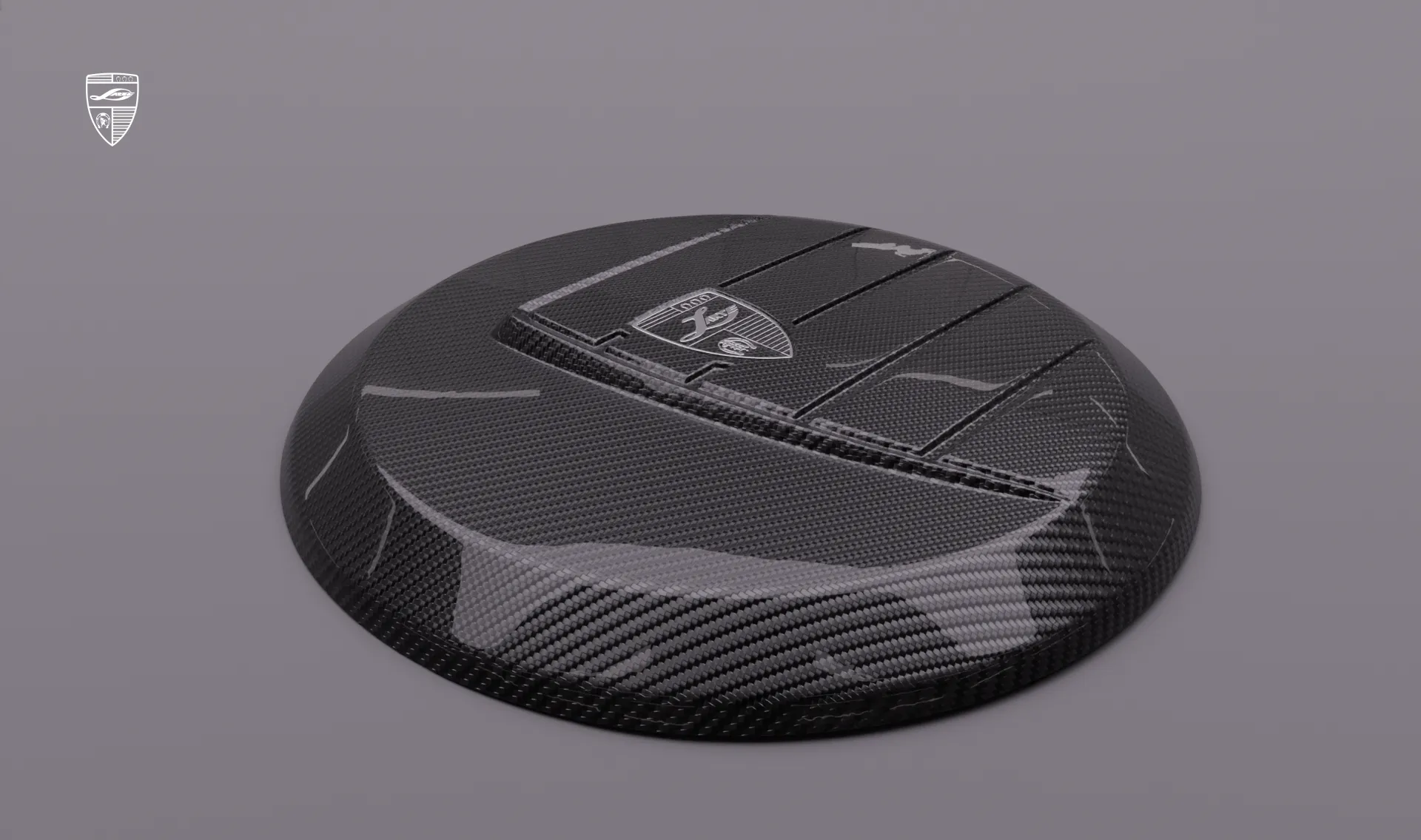 Carbon spare wheel cover upgrade for the family car Mercedes AMG 63 G-Class Facelift from LARTE Design