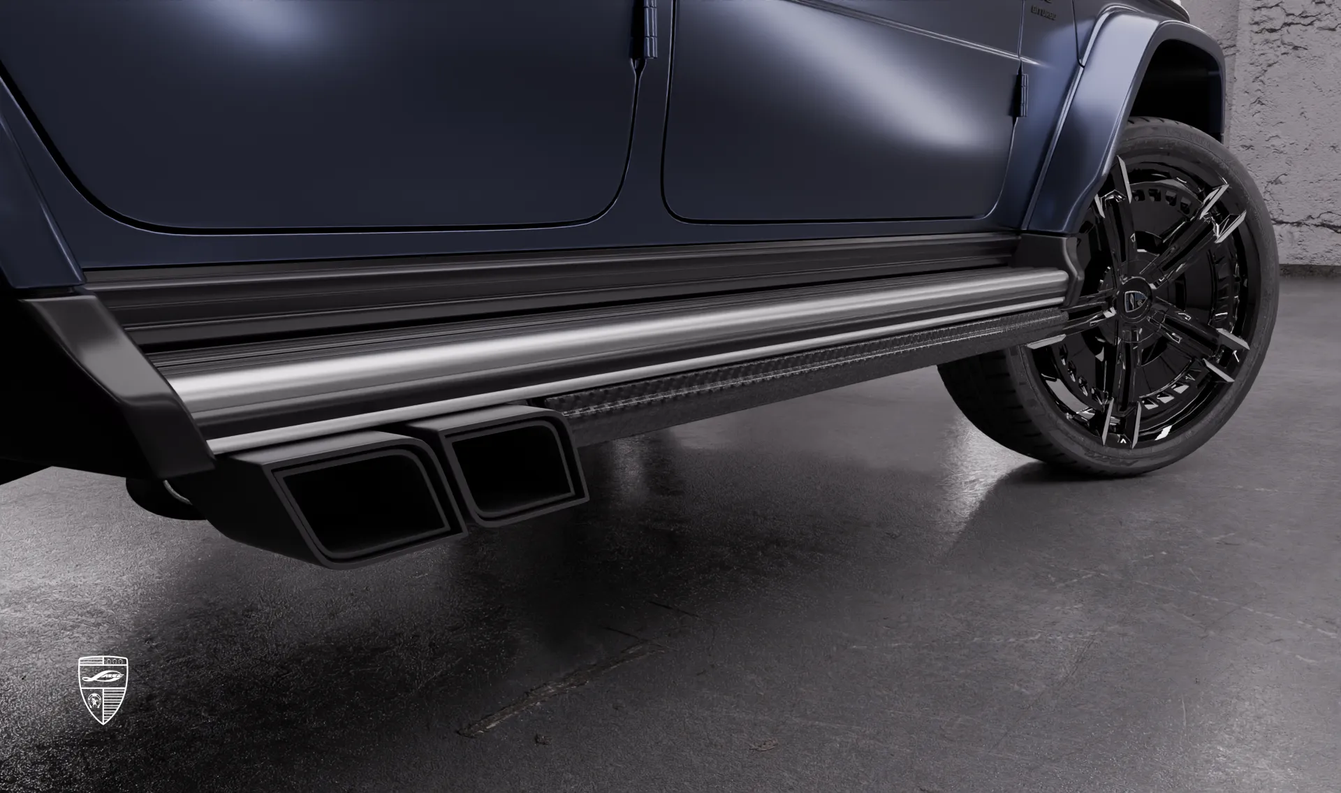 Side skirts upgrade for your SUV Mercedes AMG 63 G-Class Facelift from LARTE Design