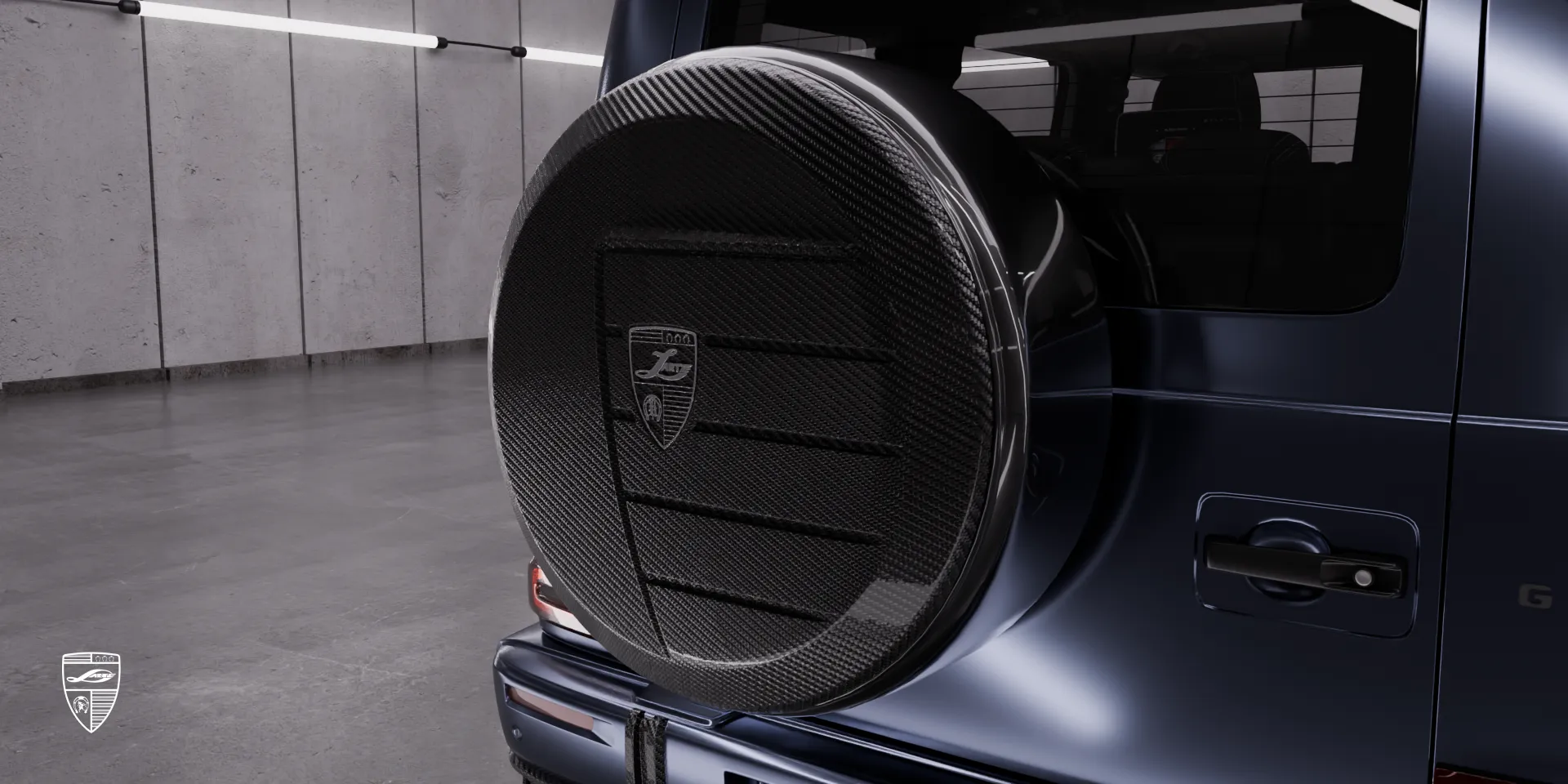 Aggressive styling: body kit for AMG 63 G‑Class Facelift, powerful presence