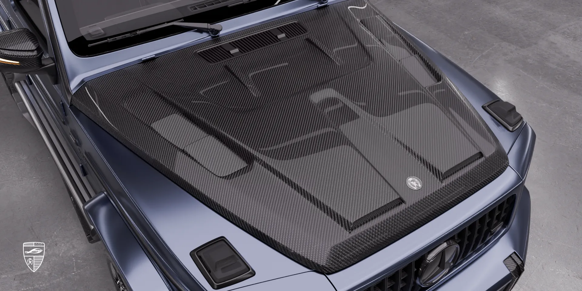 Custom exterior: body kit upgrade for AMG 63 G‑Class Facelift, standout look