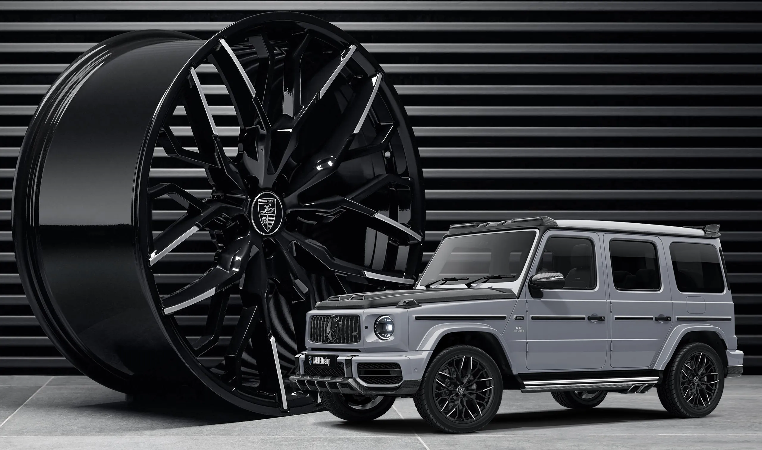 Forged rims upgrade for your SUV Mercedes G63 AMG W463 from LARTE Design