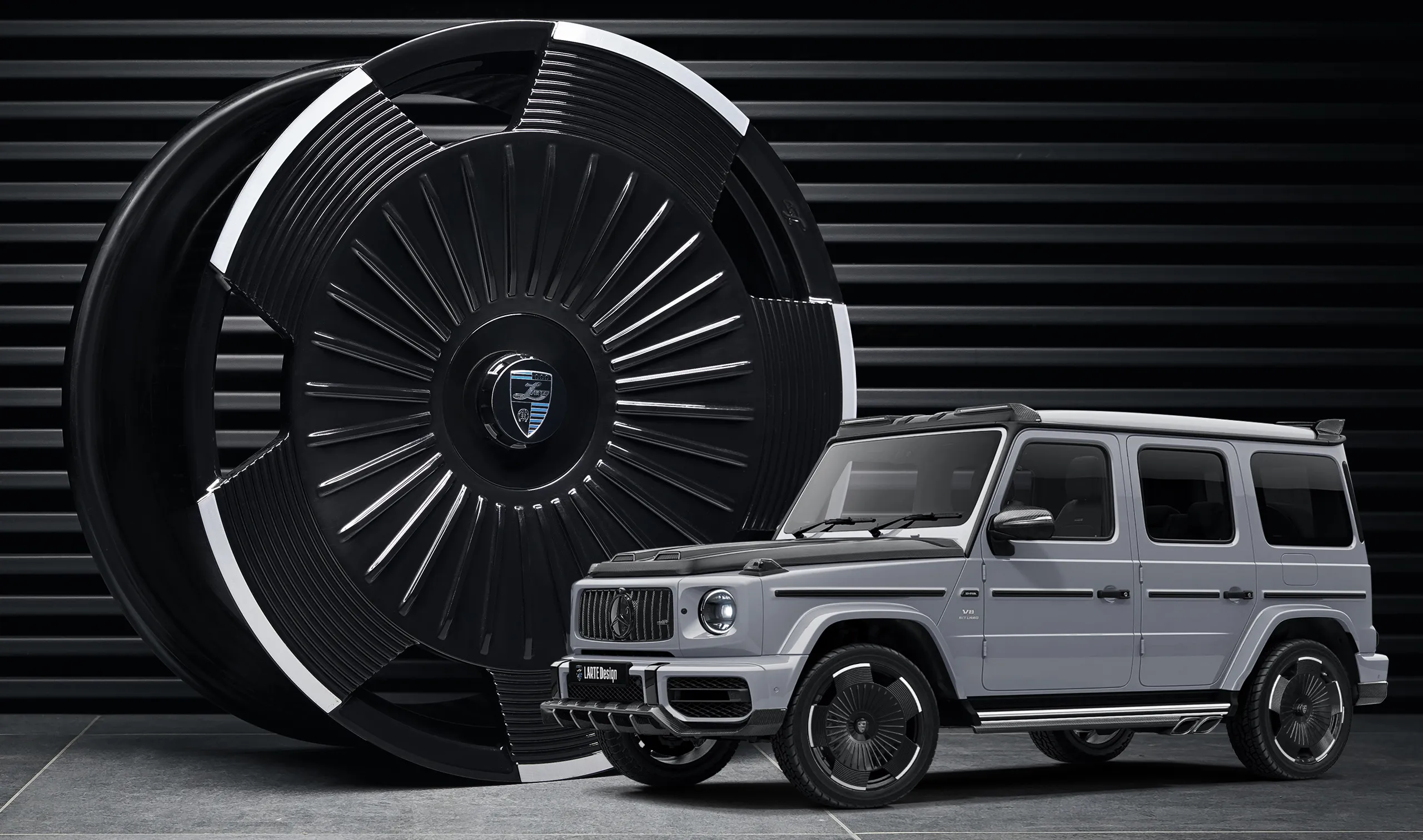 Forged wheels for your Mercedes G63 AMG W463 in the appearance package by LARTE Design