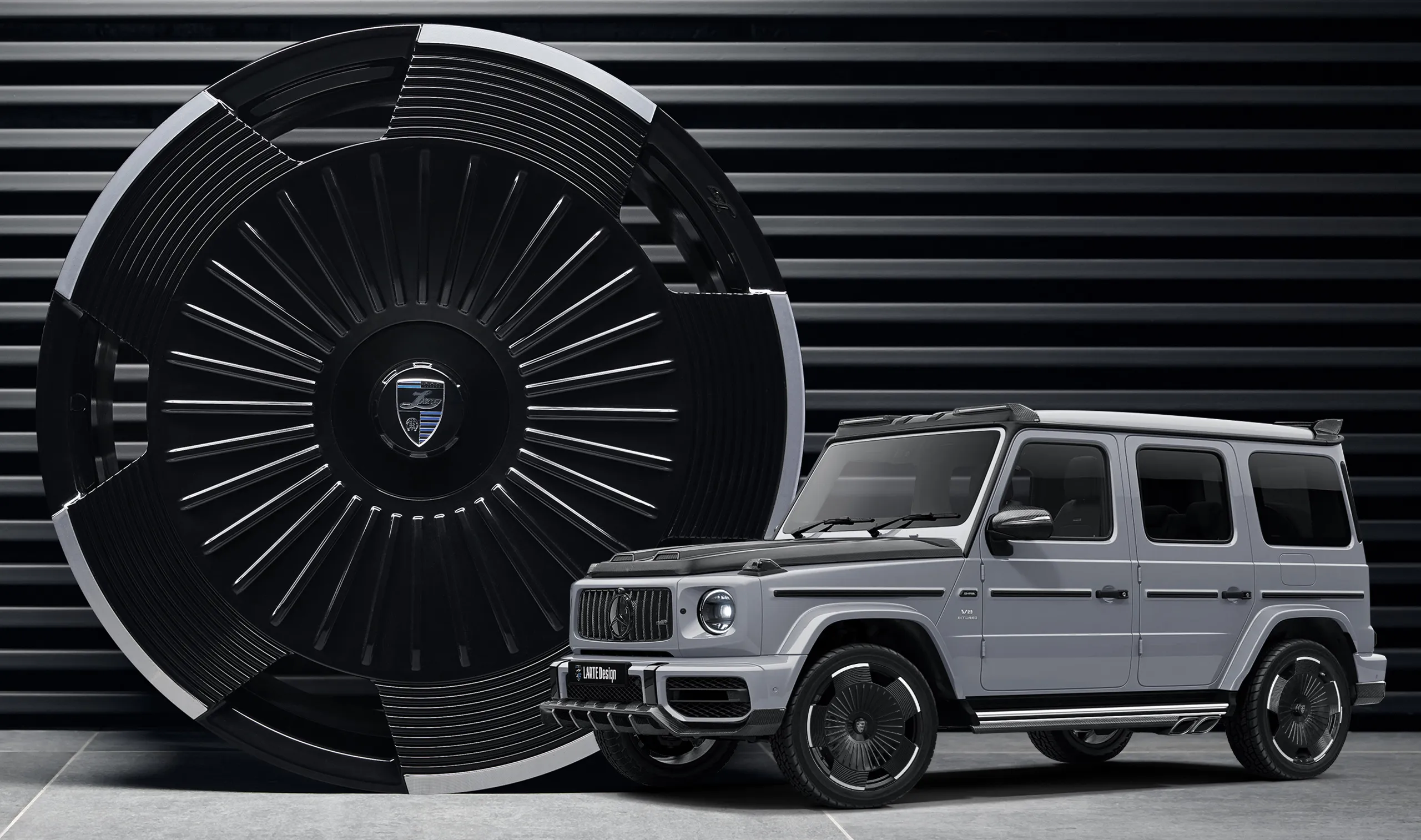 Forged wheels upgrade for your SUV Mercedes G63 AMG W463 from LARTE Design
