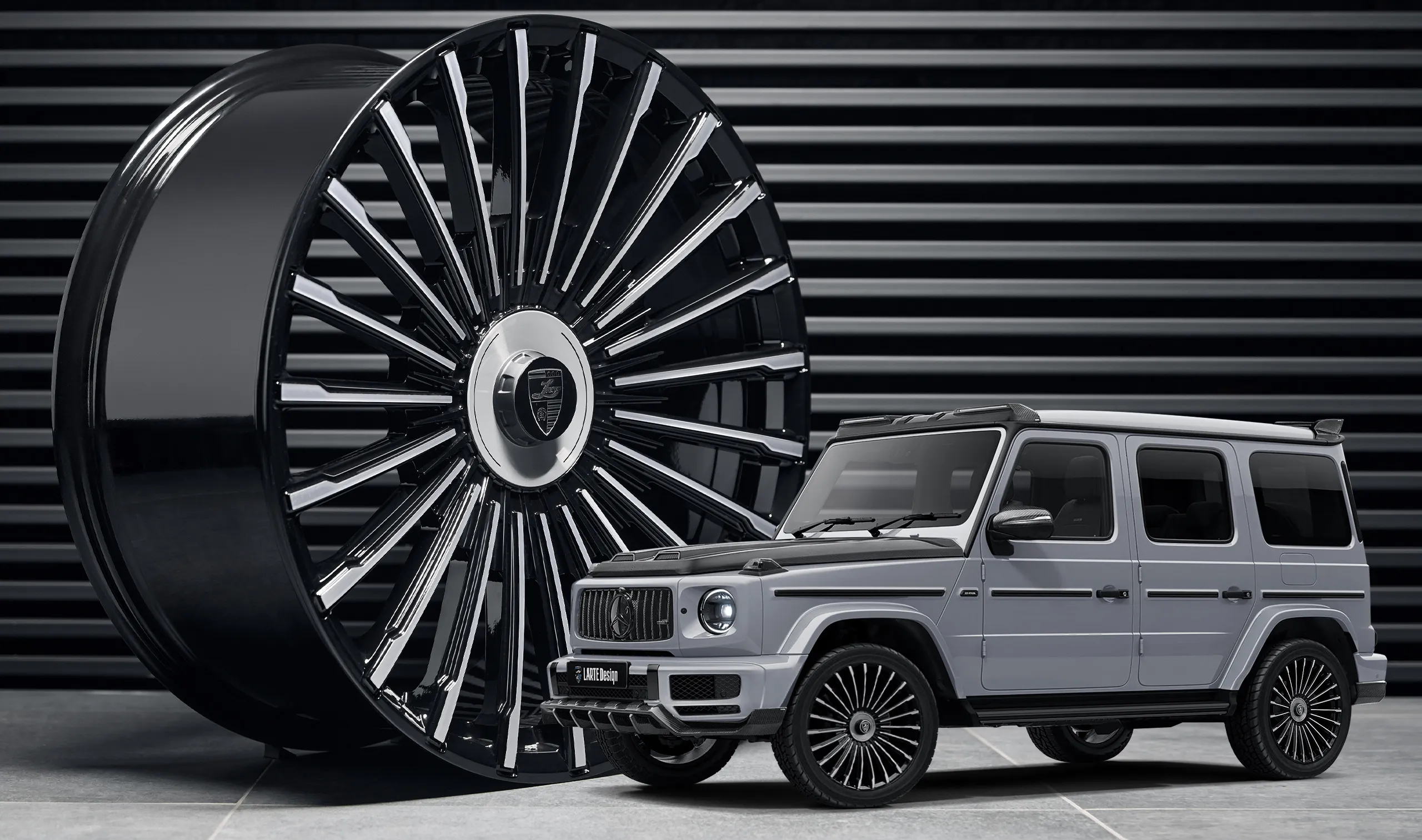 Forged wheels upgrade for your SUV Mercedes G-class W463 from LARTE Design