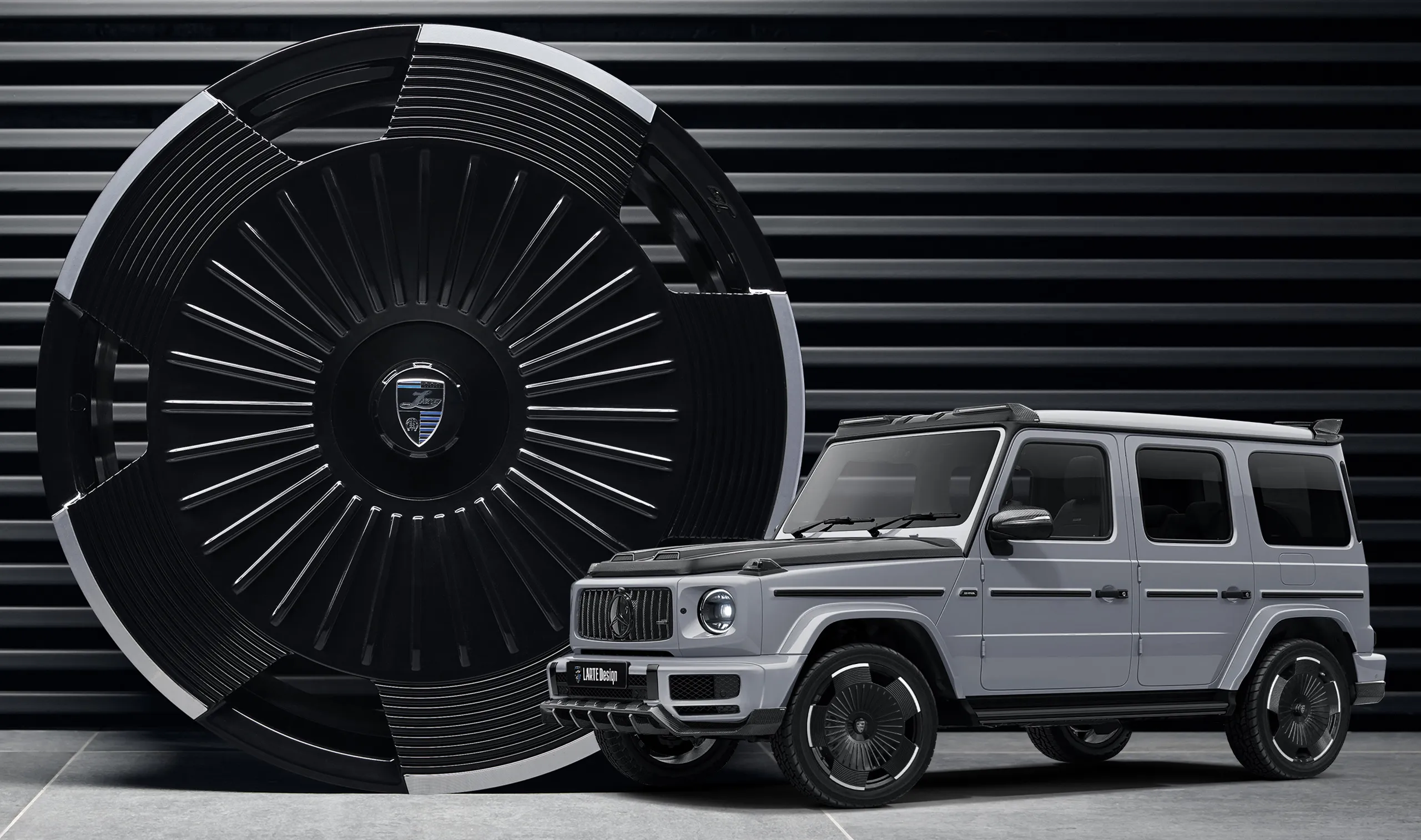 Forged rims upgrade for your SUV Mercedes G-class W463 from LARTE Design