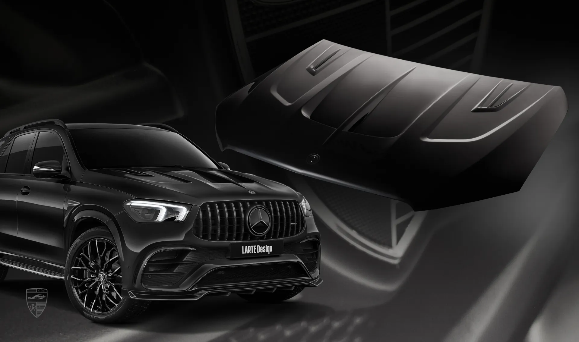 Hood upgrade for the family car Mercedes GLE AMG 63 V167 Hood upgrade for the family car Mercedes GLE AMG 63 V167 from LARTE Design