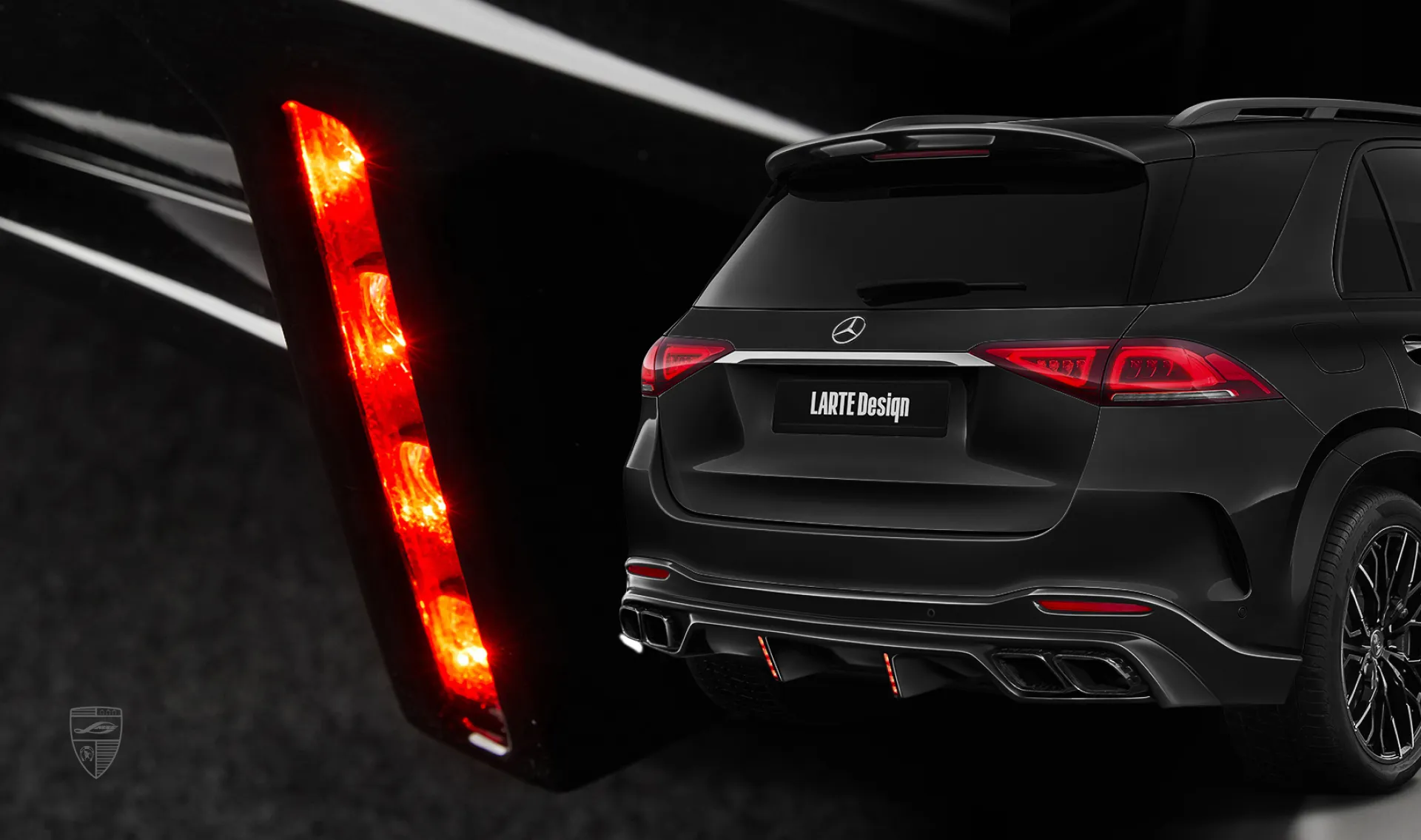 Additional brake lights for your Mercedes GLE AMG 63 V167 in new appearance package Additional brake lights for your Mercedes GLE AMG 63 V167 in the appearance package by LARTE Design