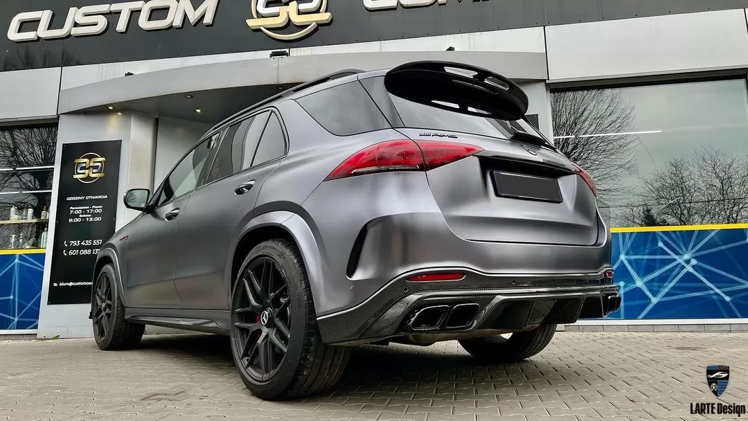 Carbon rear diffuser for Mercedes Benz GLE AMG 63 V167 by LARTE Design