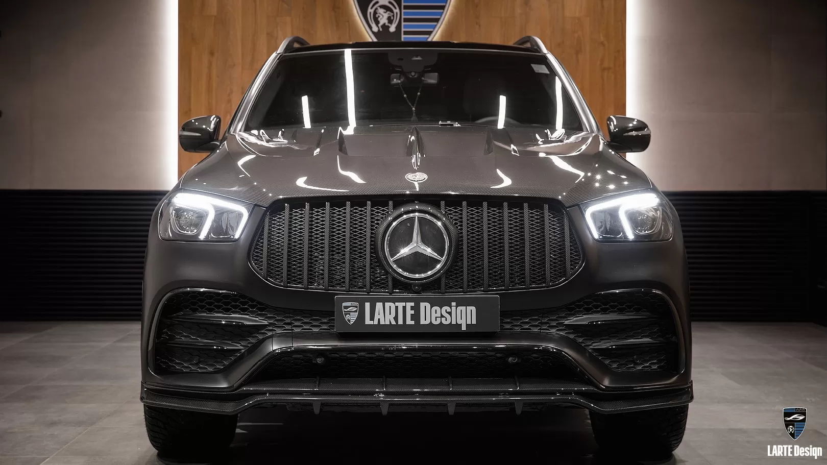 Front grille tuning for Mercedes Benz GLE AMG 63 V167 by LARTE Design