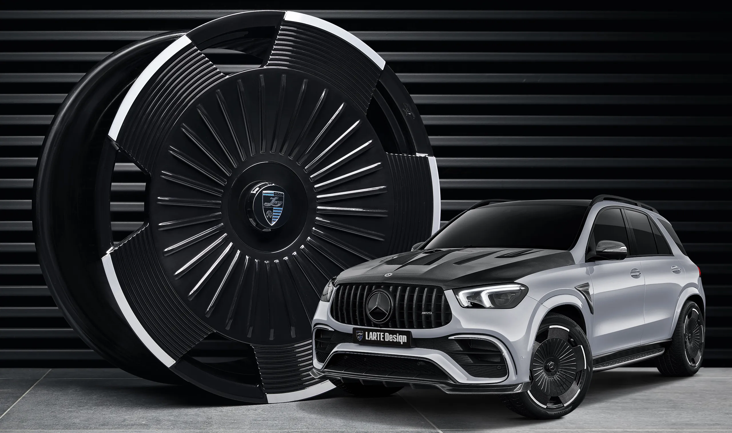 Forged wheels for your Mercedes GLE AMG 63 V167 in the appearance package by LARTE Design