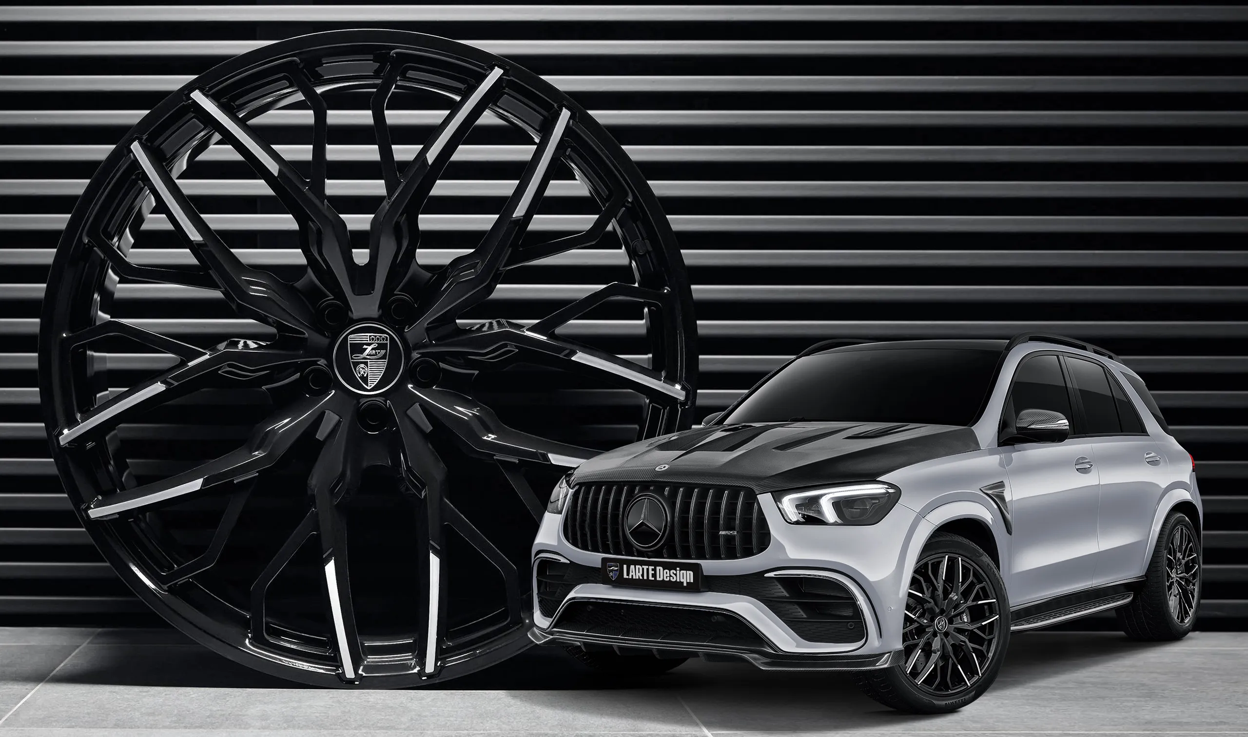 Forged wheels upgrade for the luxury car Mercedes GLE AMG 63 V167 Forged wheels upgrade for the luxury car Mercedes GLE AMG 63 V167 from LARTE Design