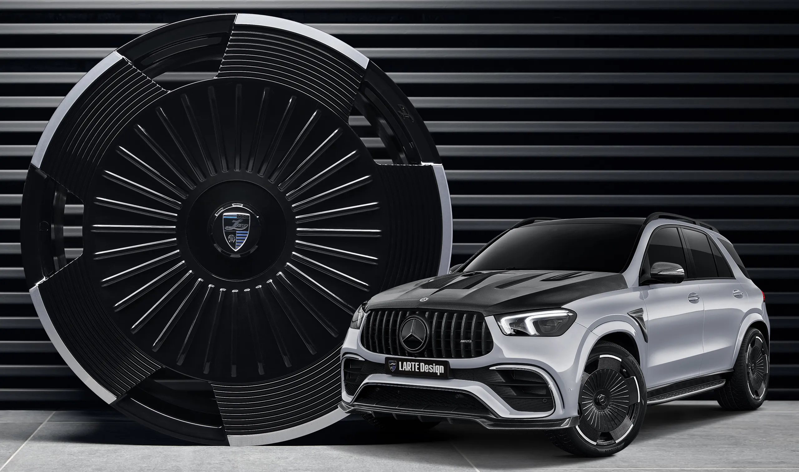 Forged wheels upgrade for your SUV Mercedes GLE AMG 63 V167 from LARTE Design