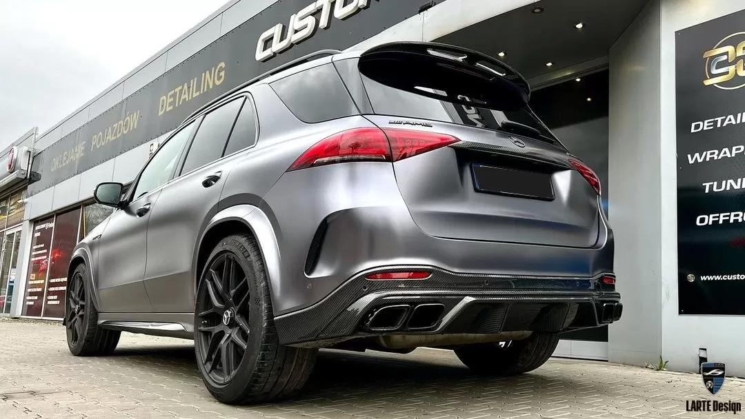 Carbon roof spoiler for Mercedes Benz GLE AMG 63 V167 by LARTE Design