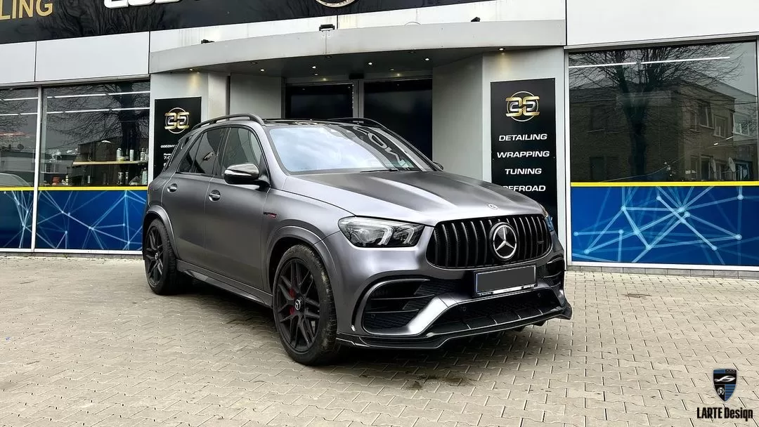 Front bumper lip for Mercedes Benz GLE AMG 63 V167 by LARTE Design