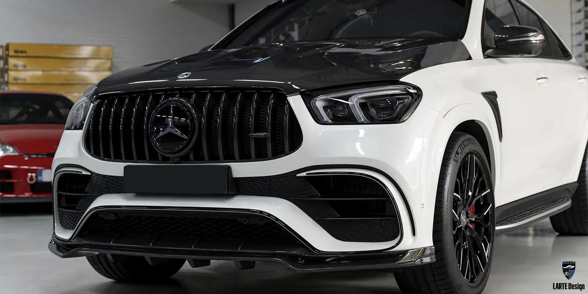 Custom tuning for Mercedes-AMG GLE 63S 4MATIC Diamond White by LARTE Design