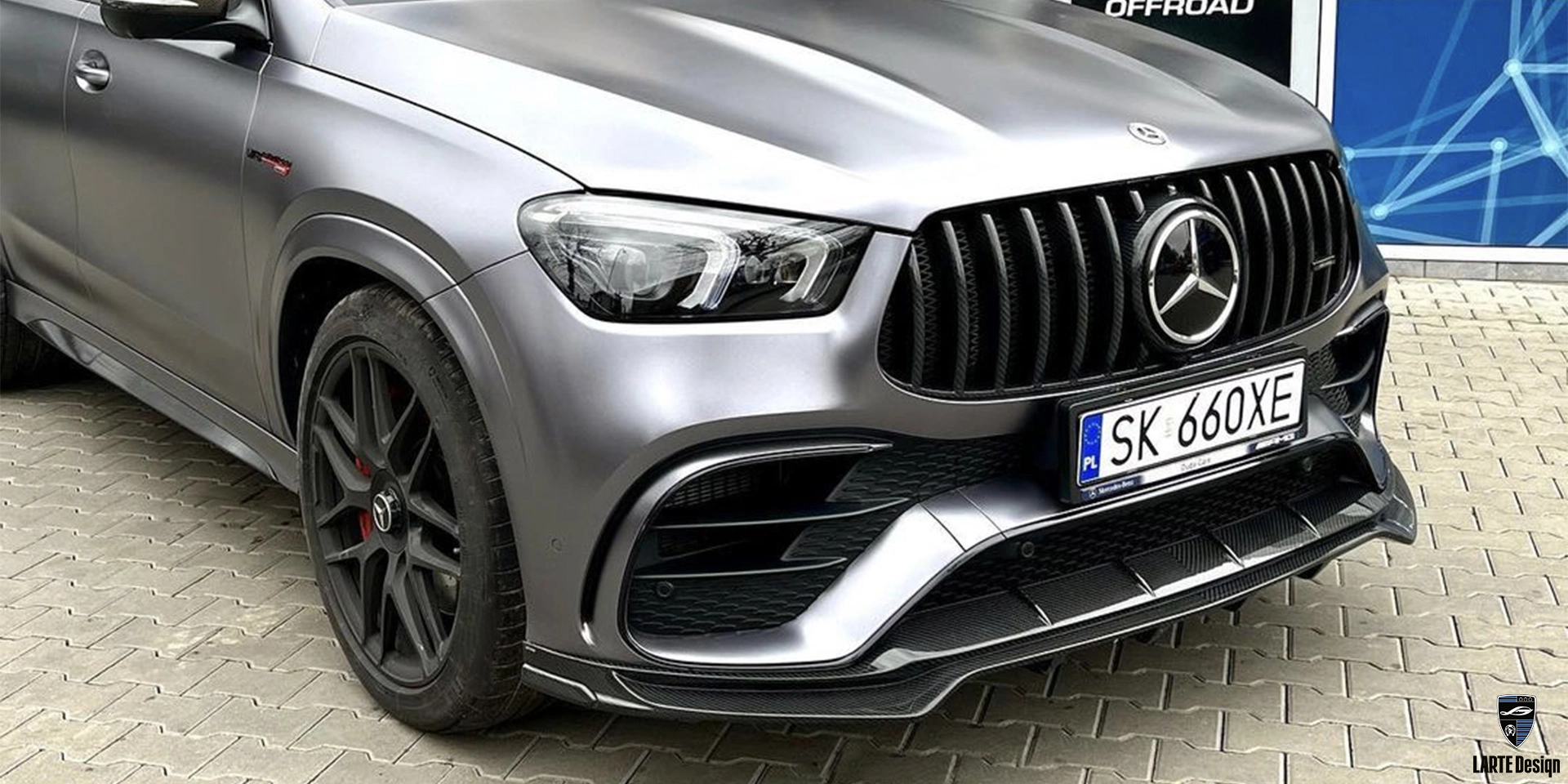 Request for carbon fiber Addon diffuser for Mercedes-AMG GLE 63S 4MATIC V167 Selenite Grey metallic 2024