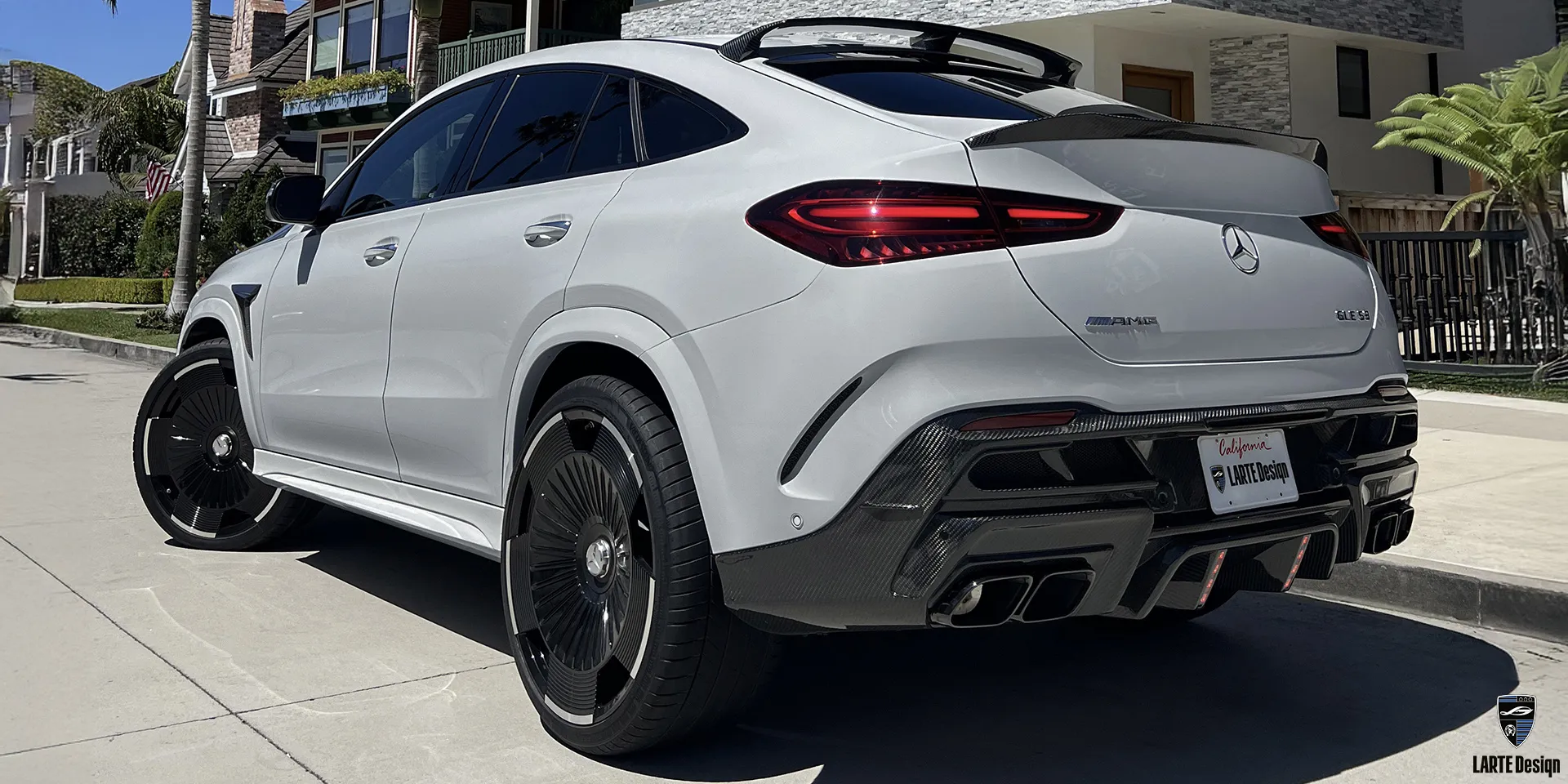 Detailansicht des individuellen Bodykits des MERCEDES GLE COUPE C167 FACELIFT