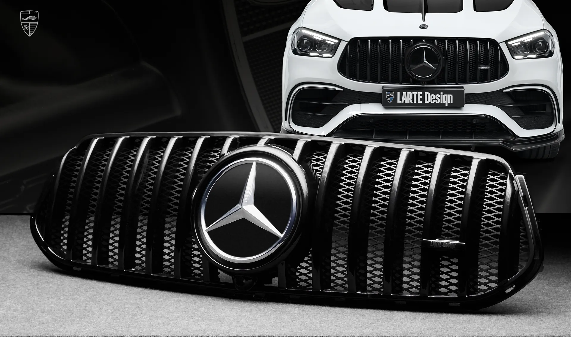 Radiator grill upgrade for your SUV Mercedes AMG GLE Coupe 63 C167 Facelift from LARTE Design