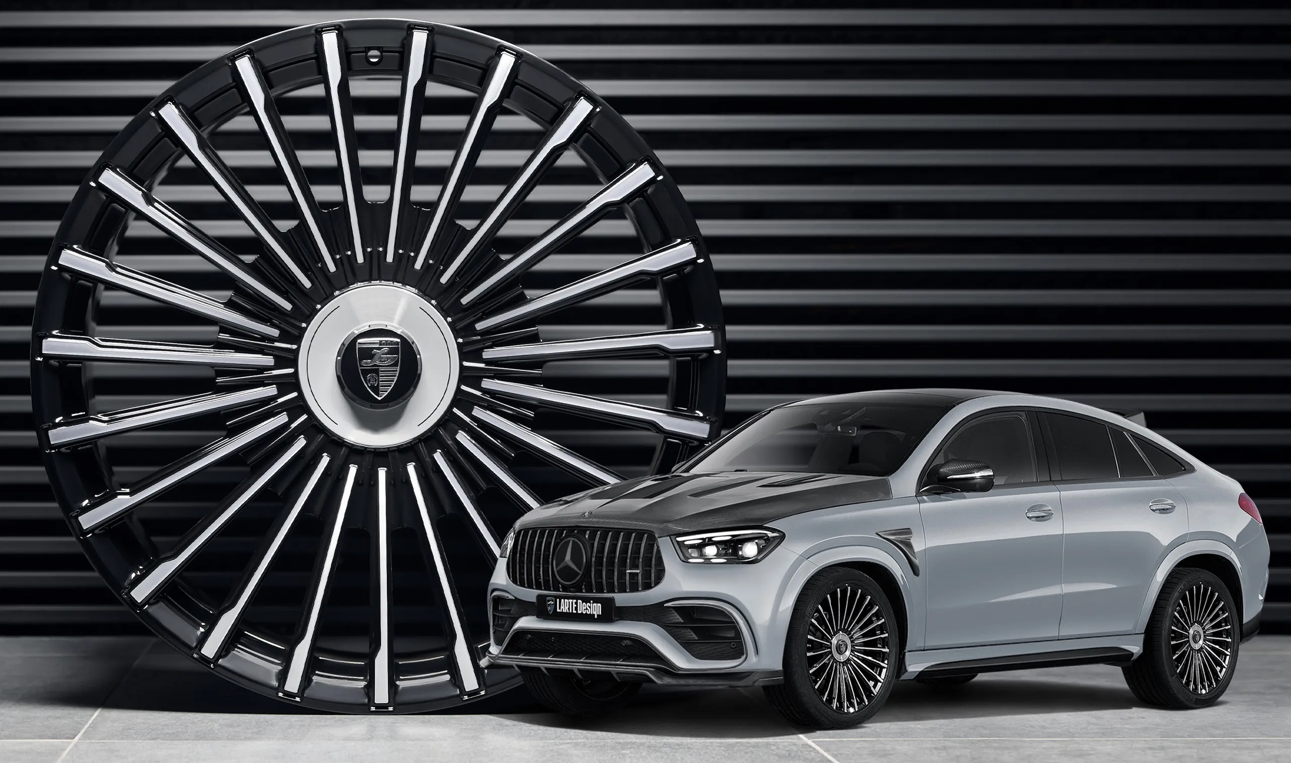 Räder für Ihren Mercedes GLE Coupé AMG 63 C167 Facelift im Umrüstkit von LARTE Design