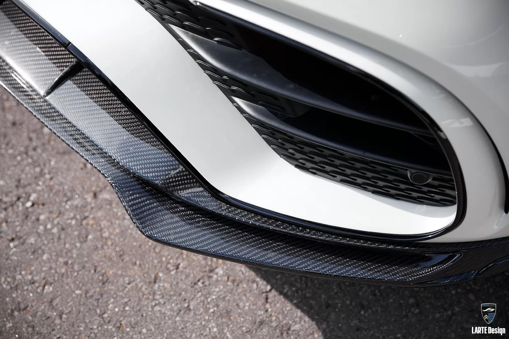 Carbon front bumper lip for Mercedes Benz AMG GLE Coupe 63 C167 by LARTE Design