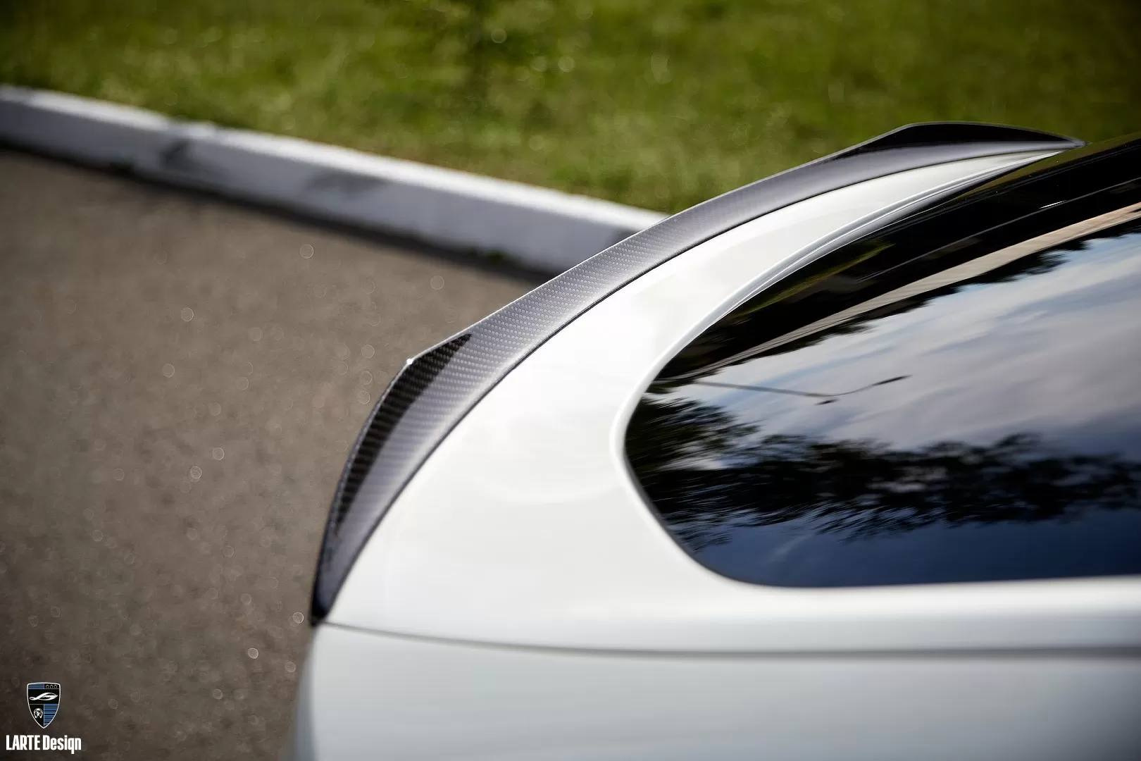 Carbon fiber trunk spoiler for Mercedes Benz AMG GLE Coupe 63 С167 by LARTE Design