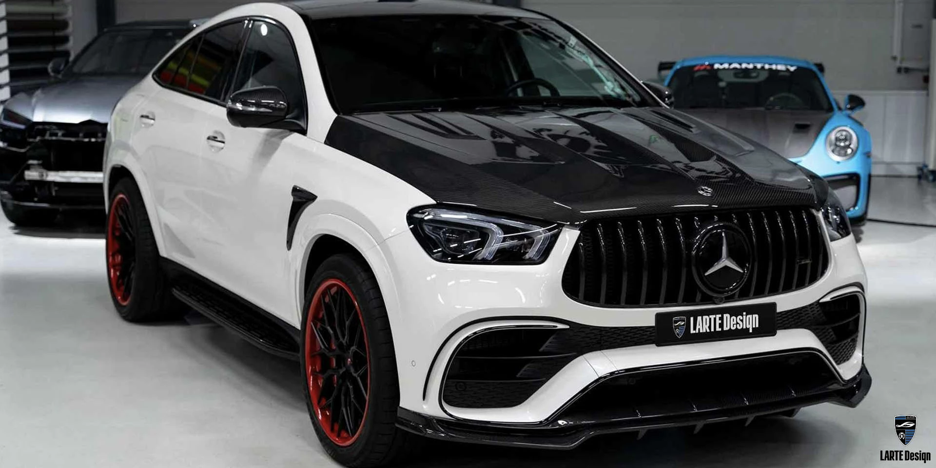 Tuning für Mercedes GLE Coupe 63 S 4MATIC+ С167 in Diamantweiß Metallic