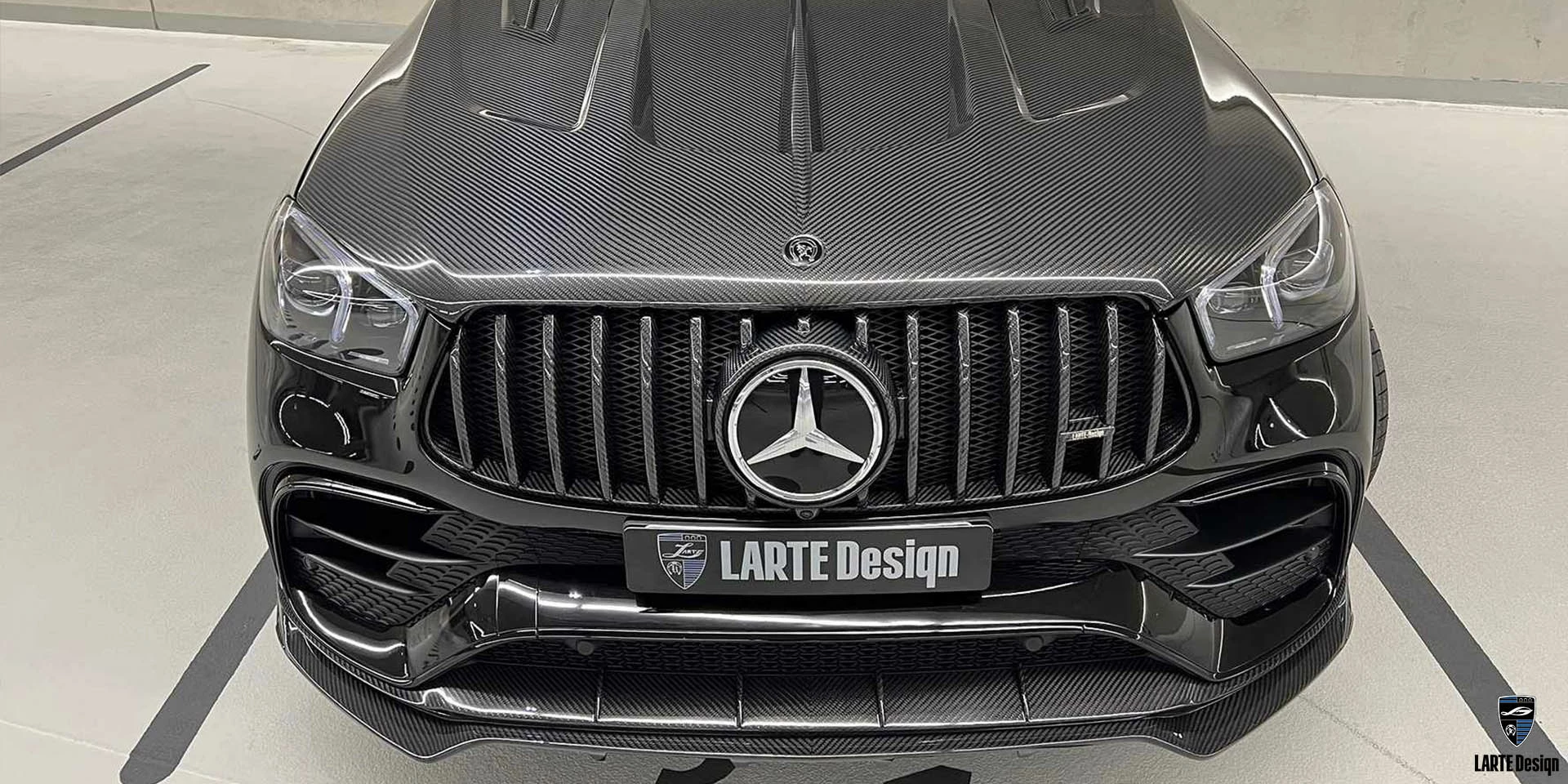 Erhalten Sie Kohlefaser-Seitenschweller für den Mercedes-Benz GLE Coupe 63 S 4MATIC+ С167 in Selenitgrau Metallic