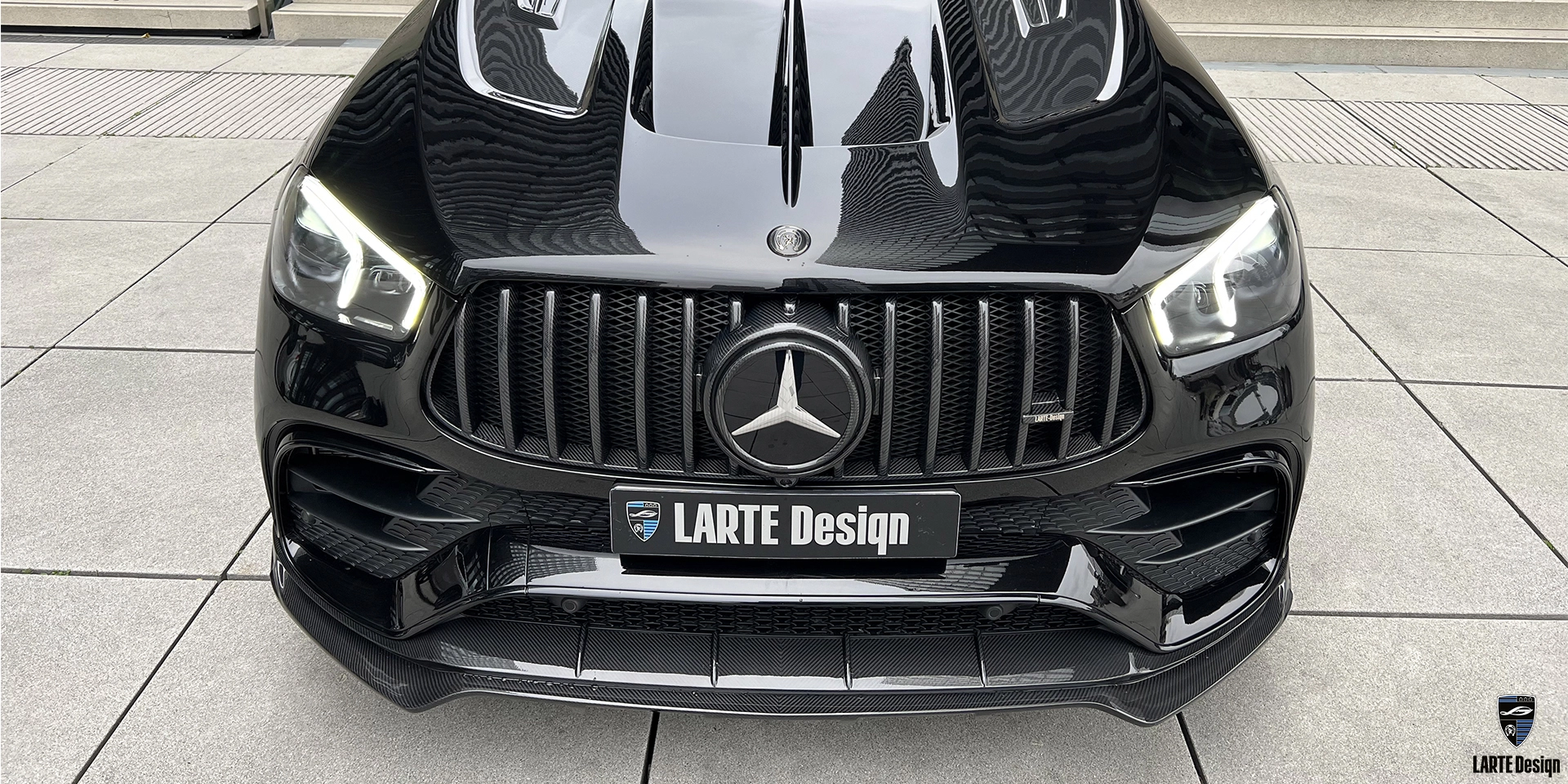 Order new carbon fiber exhaust tips for Mercedes-Benz AMG GLS 63 4MATIC+ Х167 Selenite Grey metallic 2021