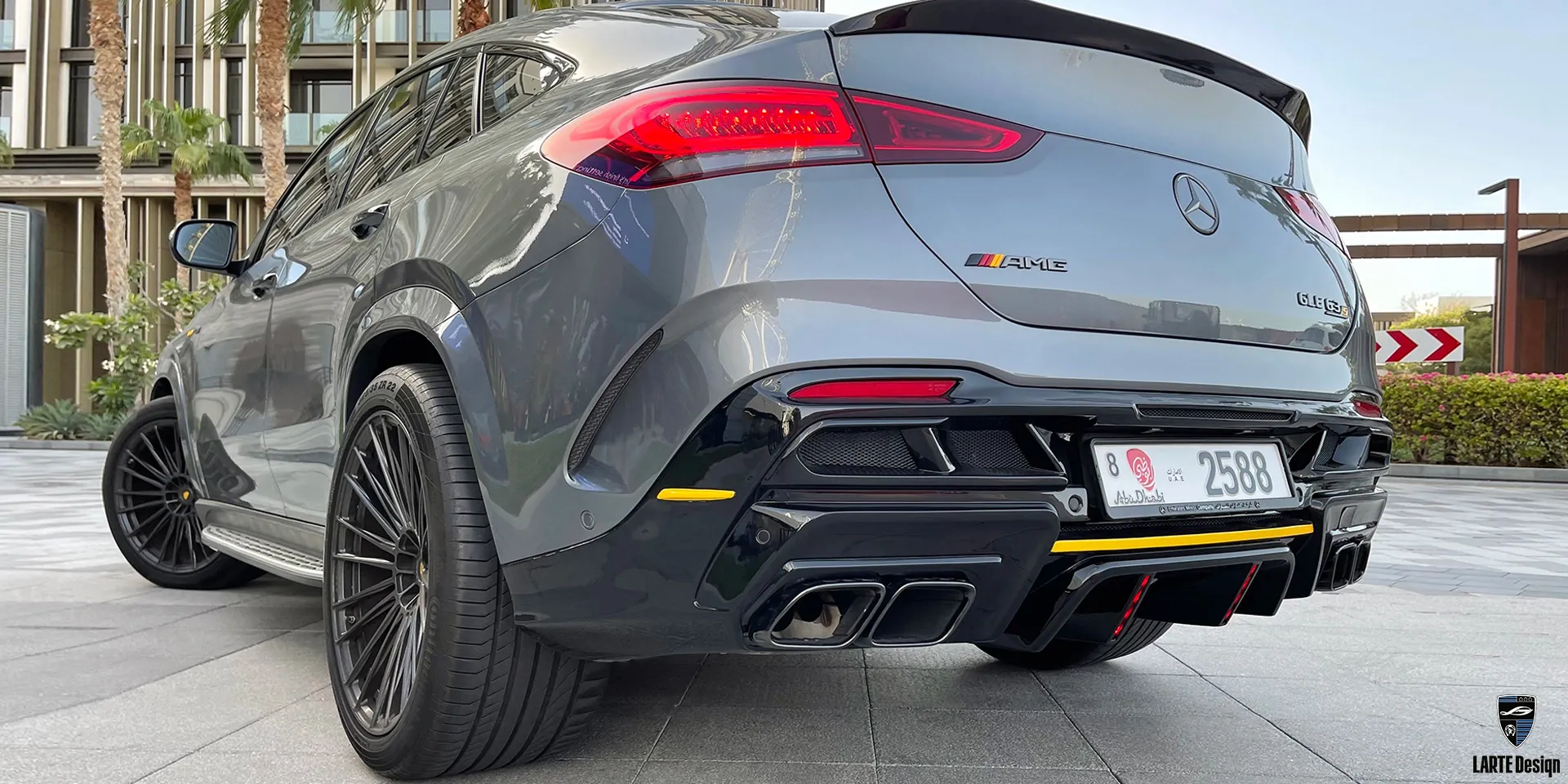 Frontlippe für Mercedes-Benz AMG GLS COUPE 63 4MATIC+ C167 Selenitgrau Metallic