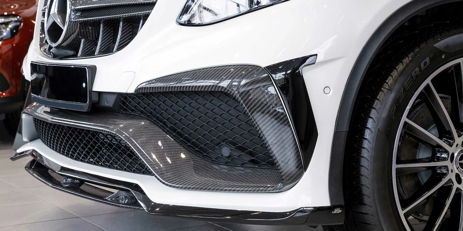 Vehicle reconstruction Front lip for Winner for Mercedes Benz GLE Coupe C292 2014 - 2020