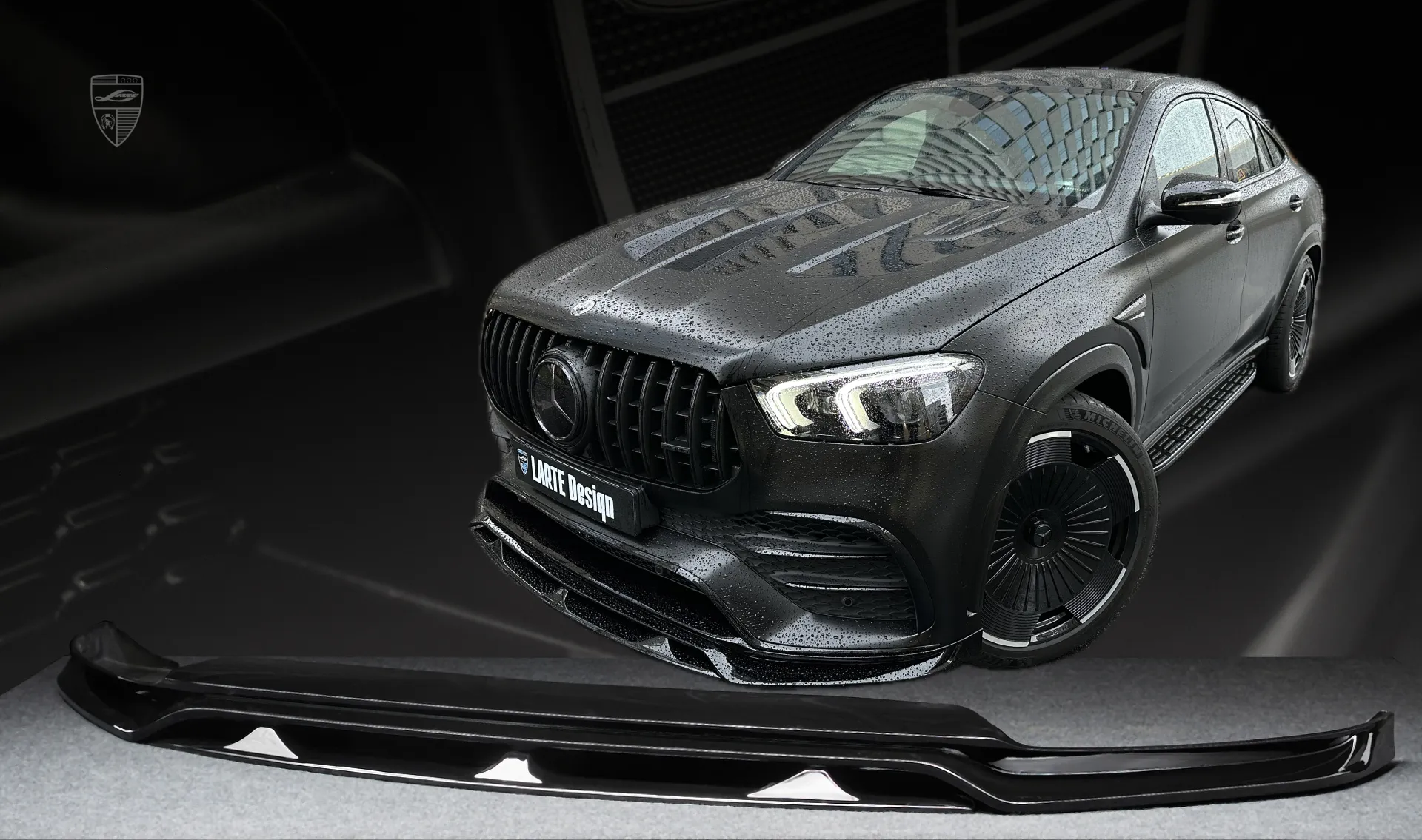 Frontstoßstangenüberzug für Ihren Mercedes GLE Coupe C167 im Erscheinungspaket von LARTE Design
