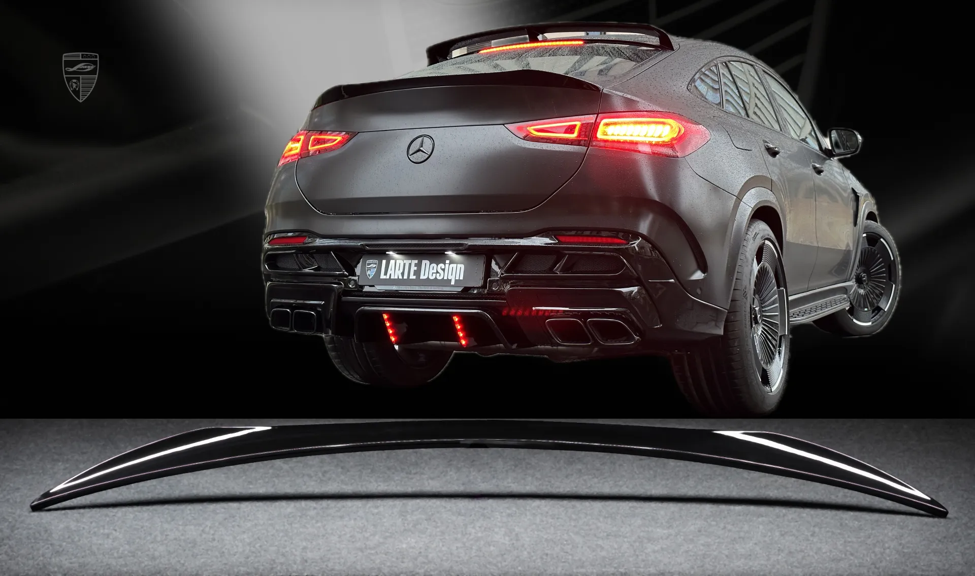 Spoiler for your Mercedes GLE Coupe C167 in new appearance package Spoiler for your Mercedes GLE Coupe C167 in the appearance package by LARTE Design