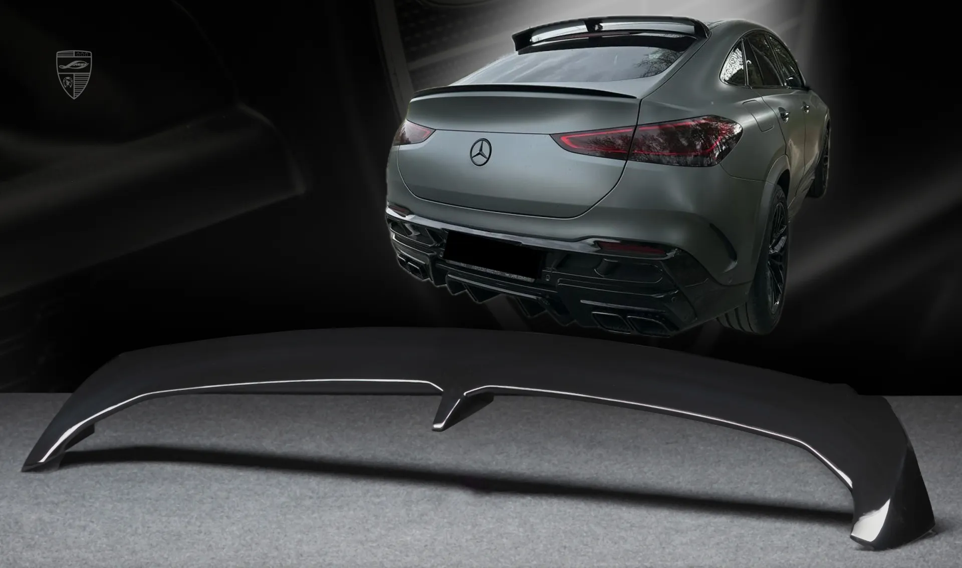 Dachspoiler für Ihren Mercedes GLE Coupe C167 im Umrüstkit von LARTE Design