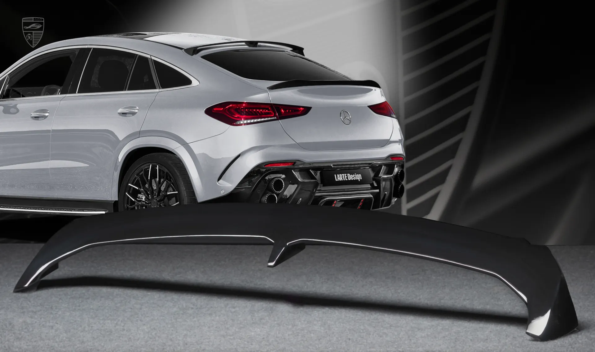 Roof spoiler upgrade for your SUV Mercedes GLE Coupe C167 Roof spoiler upgrade for your SUV Mercedes GLE Coupe C167 from LARTE Design