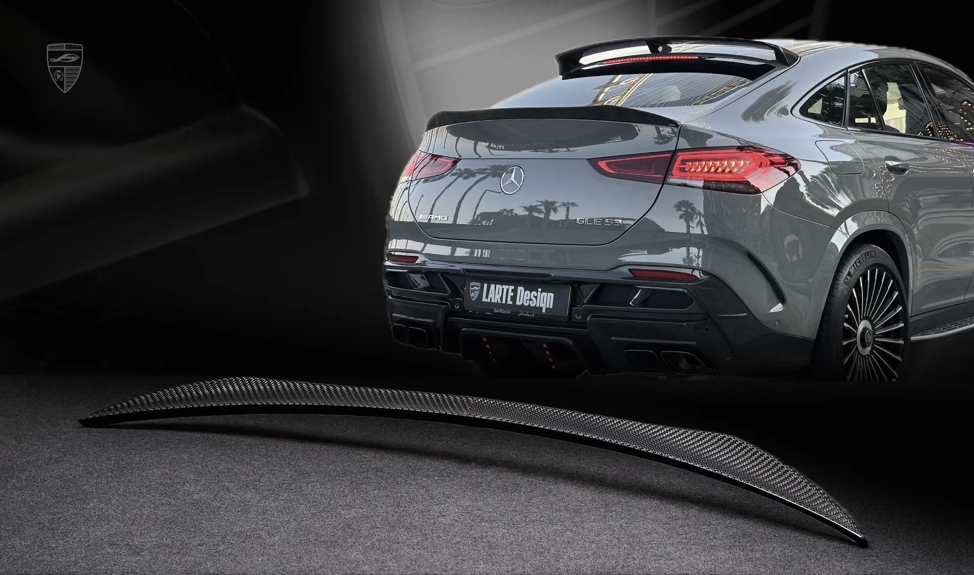 Heckspoiler Upgrade für Ihren SUV Mercedes GLE Coupe C167 von LARTE Design