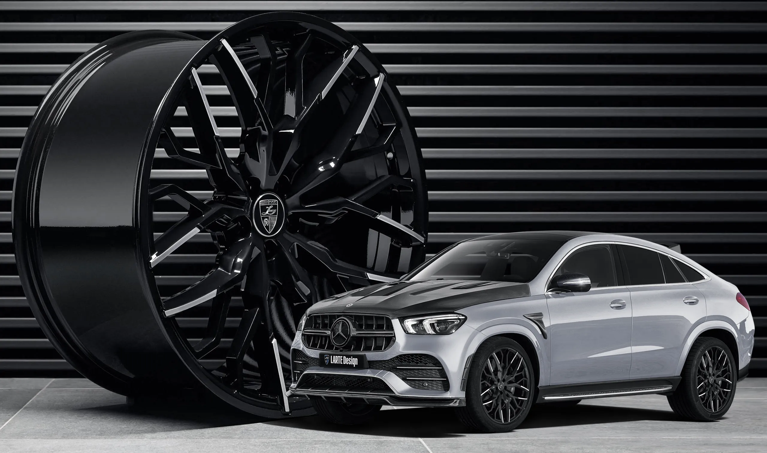 Felgen Upgrade für das Familienauto Mercedes GLE Coupe C167 von LARTE Design