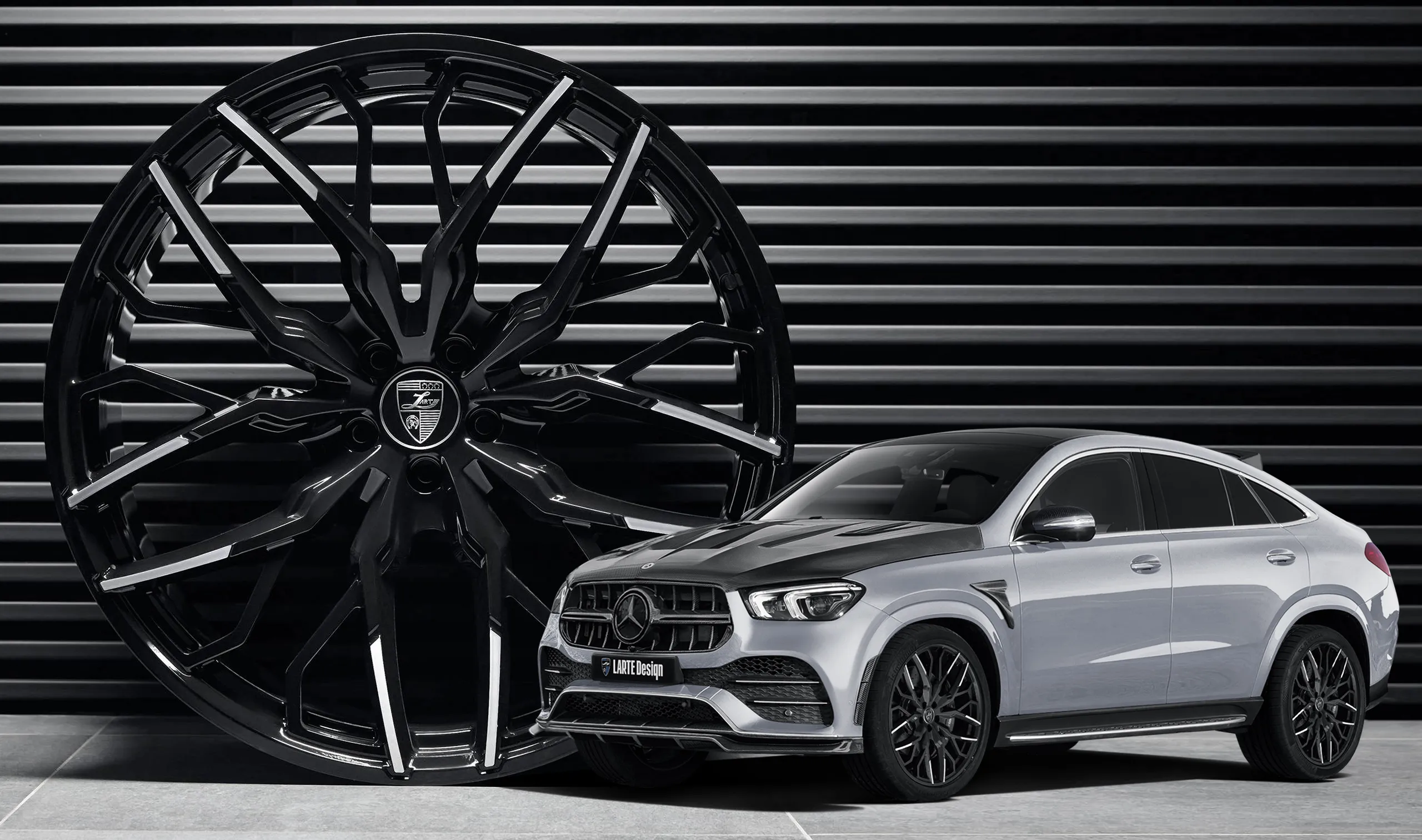 Forged wheels upgrade for the luxury car Mercedes GLE Coupe C167 Forged wheels upgrade for the luxury car Mercedes GLE Coupe C167 from LARTE Design