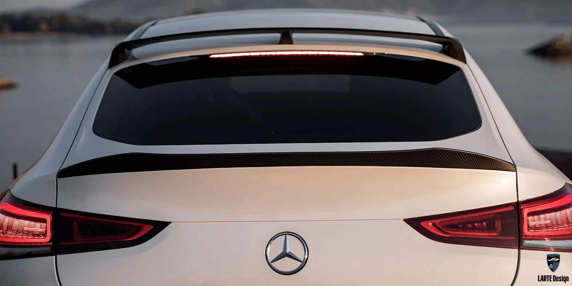 Buy spoiler carbon fiber for Mercedes-Benz GLE Coupe 53 4MATIC+ С167 MANUFAKTUR Diamond White metallic 2024