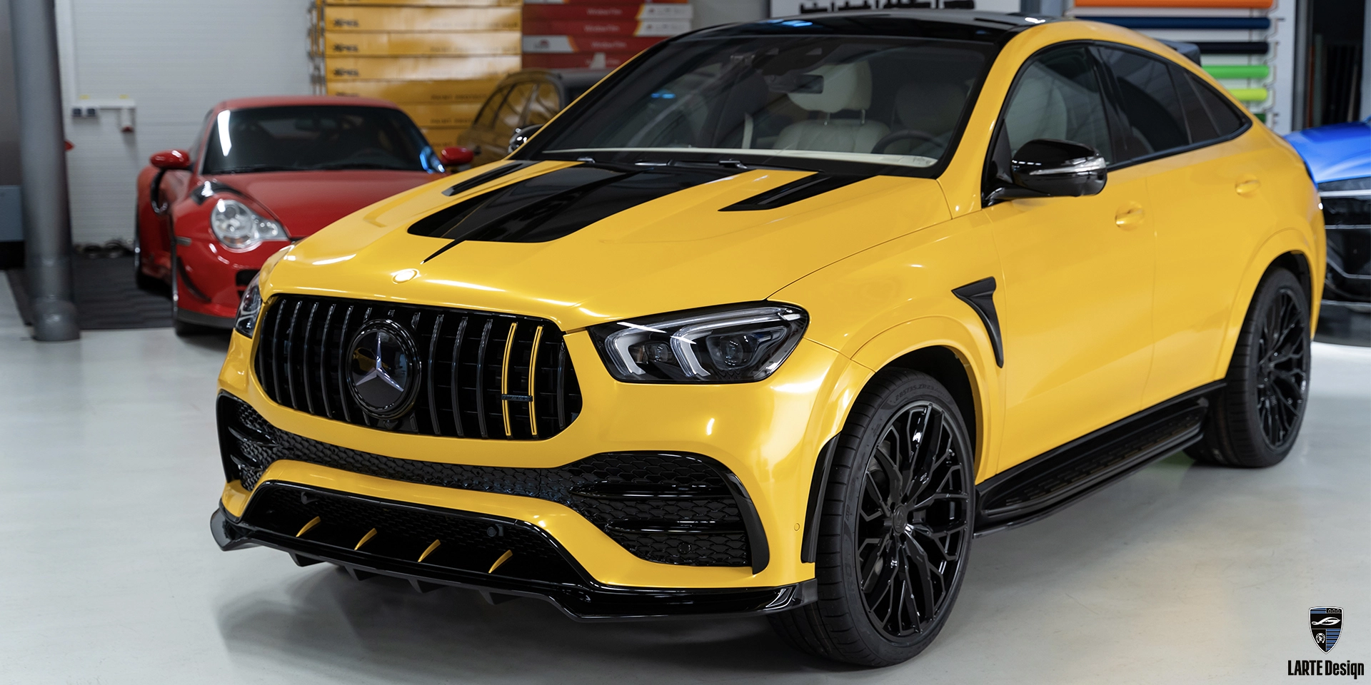 Request for acquire carbon fiber accessories for Mercedes-Benz GLE Coupe 53 4MATIC+ С167 SOLAR BEAM YELLOW WRAP