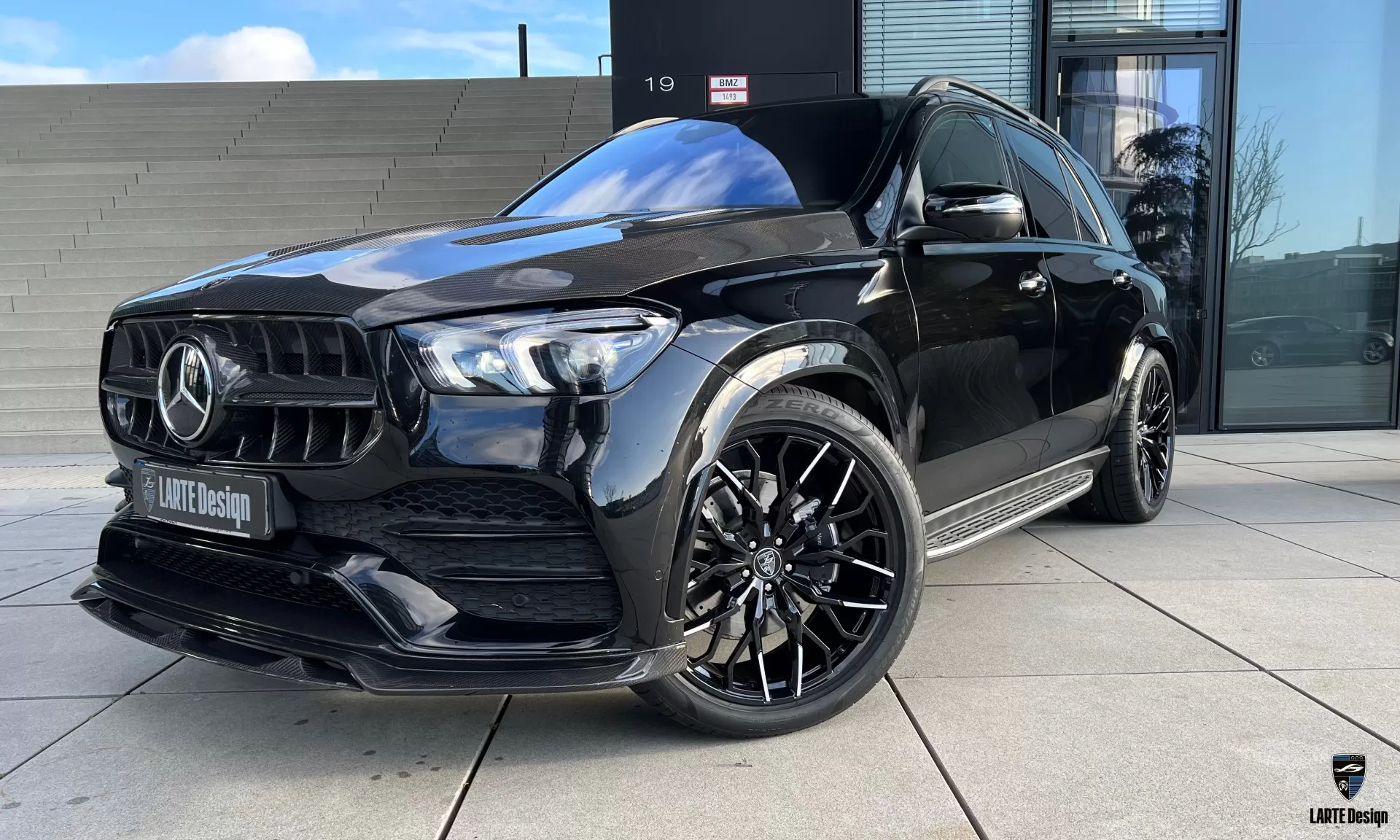 Custom forged rims for Mercedes GLE V167 by LARTE Design