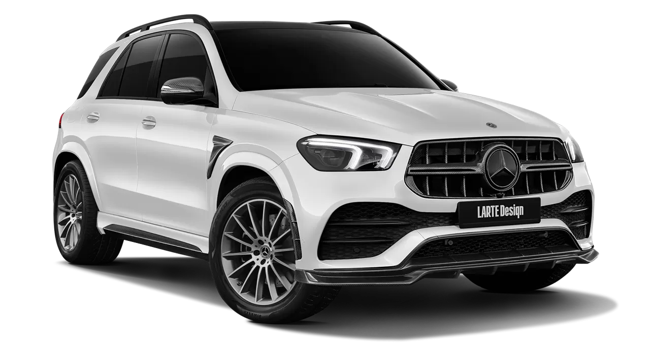 Mercedes GLE V167 front look for Exclusive body kit option