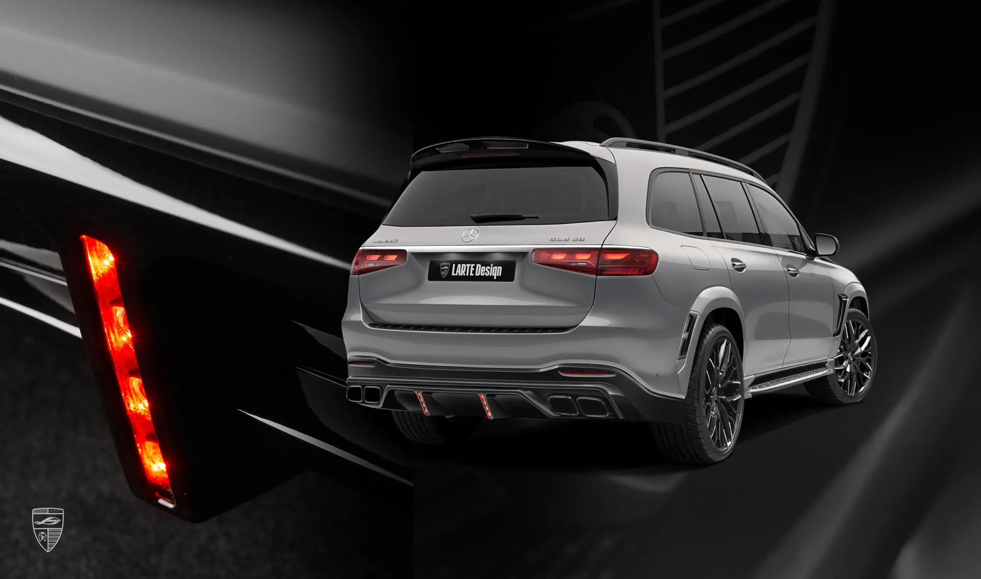 LARTE brake lights upgrade for your SUV Mercedes GLS AMG 63 X167 Facelift from LARTE Design