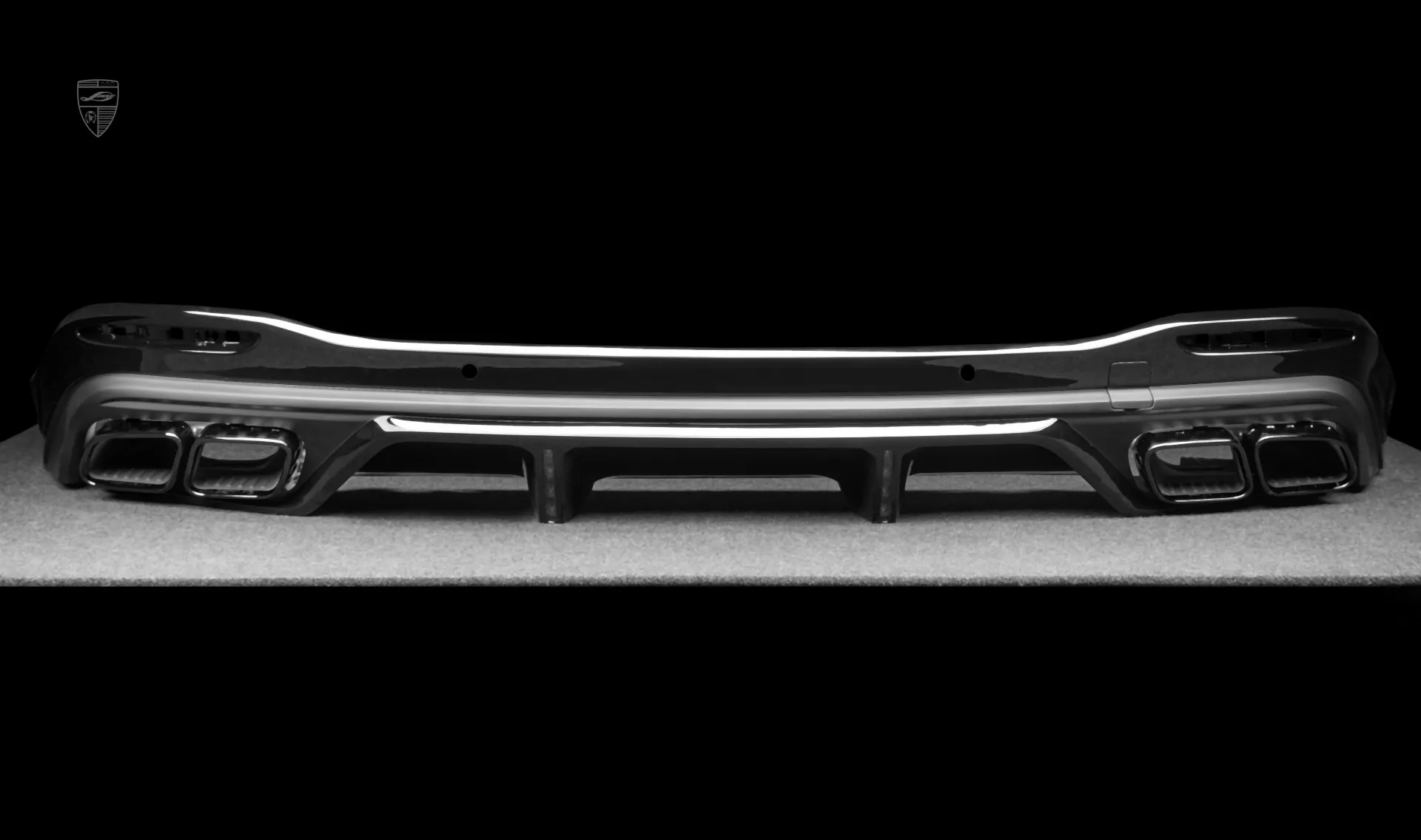 Rear diffuser upgrade for your SUV Mercedes GLS AMG 63 X167 Facelift from LARTE Design