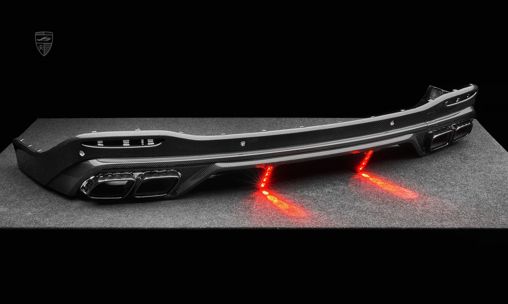 Rear carbon diffuser for your Mercedes GLS AMG 63 X167 Facelift in the appearance package by LARTE Design