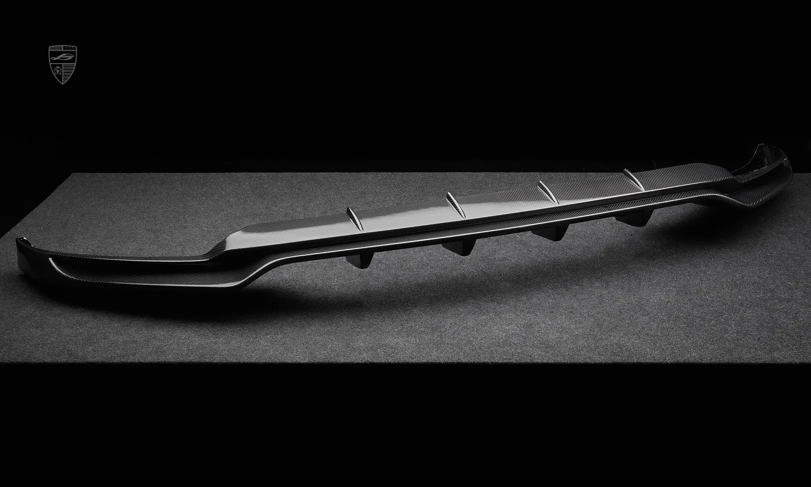 Front bumper carbon splitter for your Mercedes GLS AMG 63 X167 Facelift in the appearance package by LARTE Design