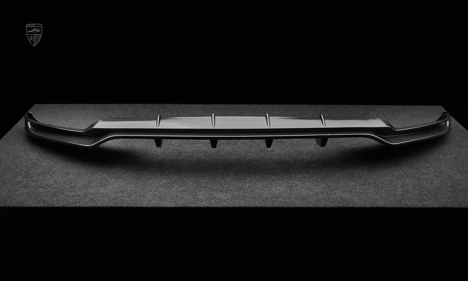 Front bumper carbon splitter upgrade for your SUV Mercedes GLS AMG 63 X167 Facelift from LARTE Design