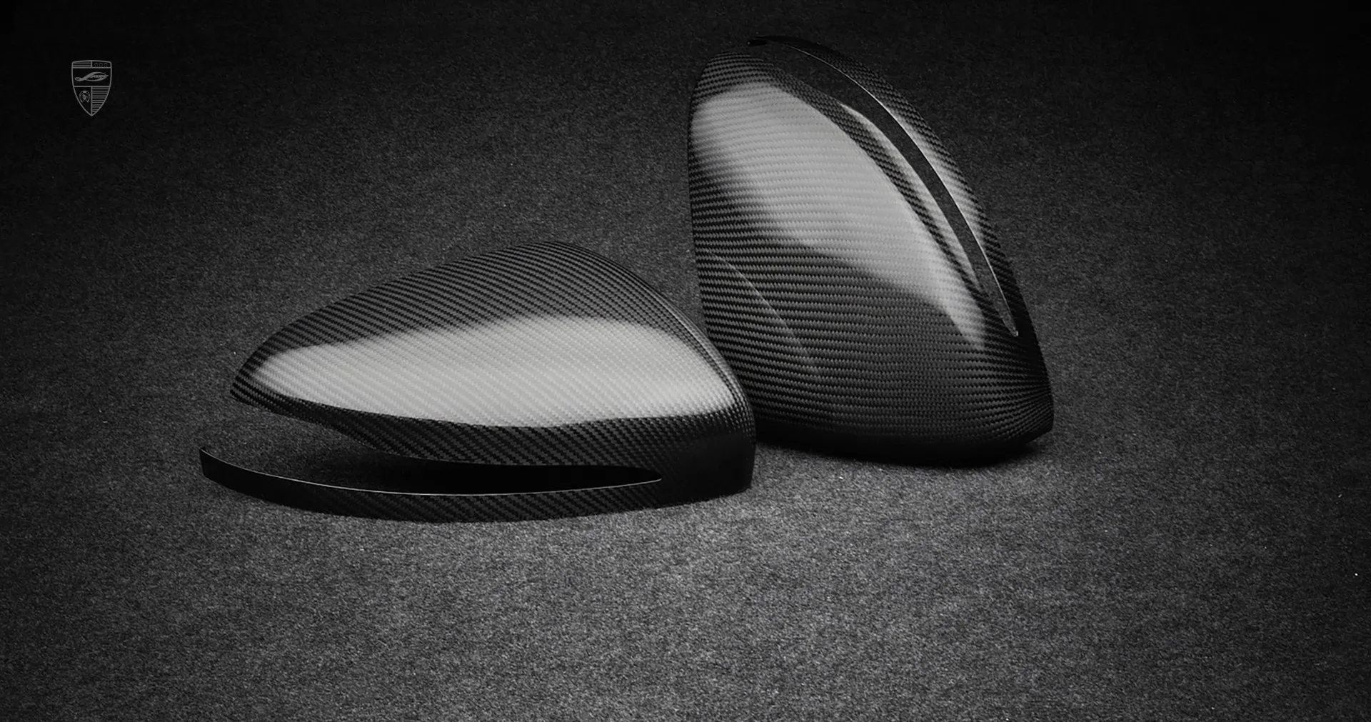 Carbon mirror caps upgrade for your SUV Mercedes GLS AMG 63 X167 Facelift from LARTE Design