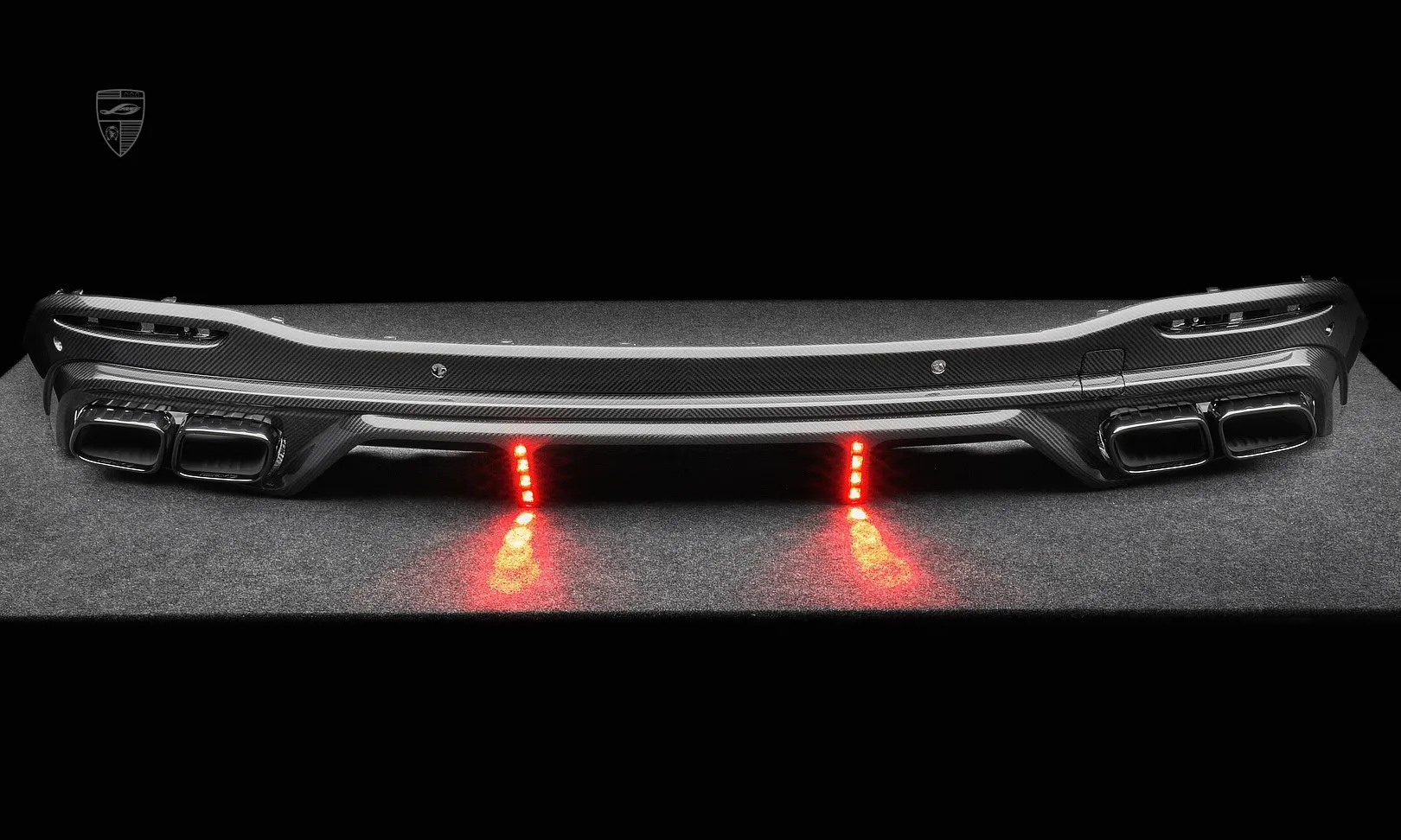 Rear carbon diffuser upgrade for your SUV Mercedes GLS AMG 63 X167 Facelift from LARTE Design